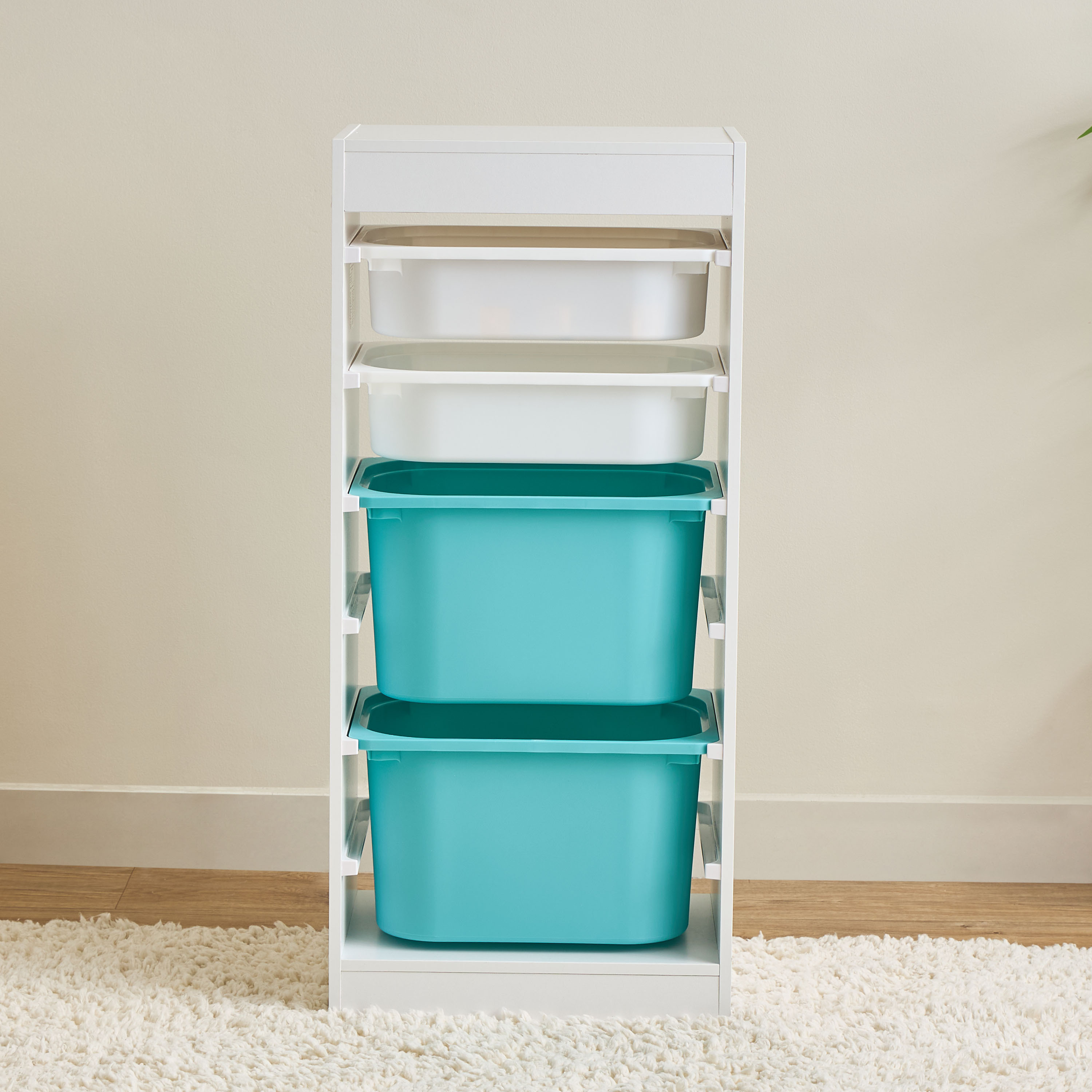 Juniors Toy Storage Organiser with 4 Bins-baby-nursery-furniture-wardrobesandstorage-image-3