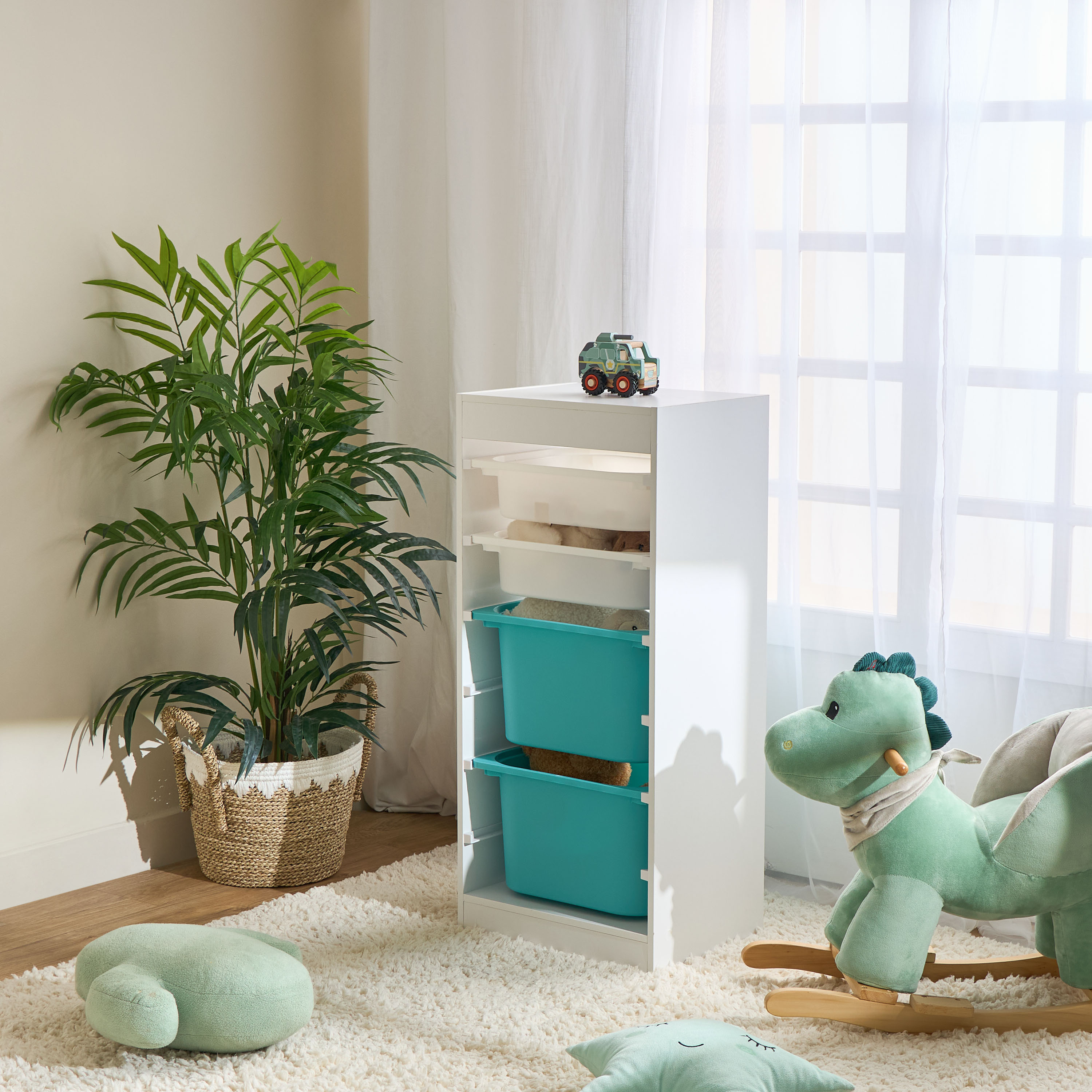 Juniors Toy Storage Organiser with 4 Bins-baby-nursery-furniture-wardrobesandstorage-image-6