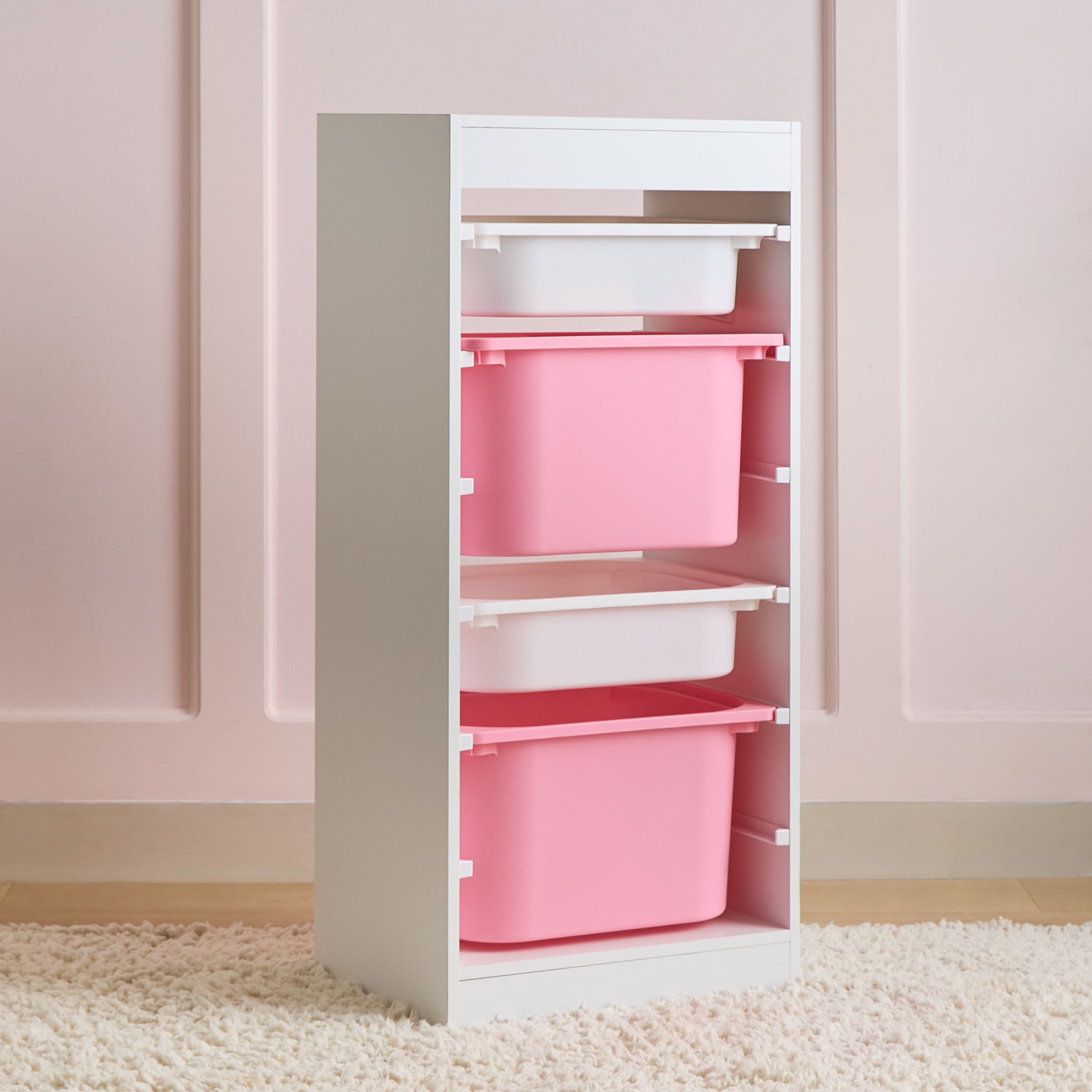 Juniors Toy Storage Organiser with 4 Bins-baby-nursery-furniture-wardrobesandstorage-image-2