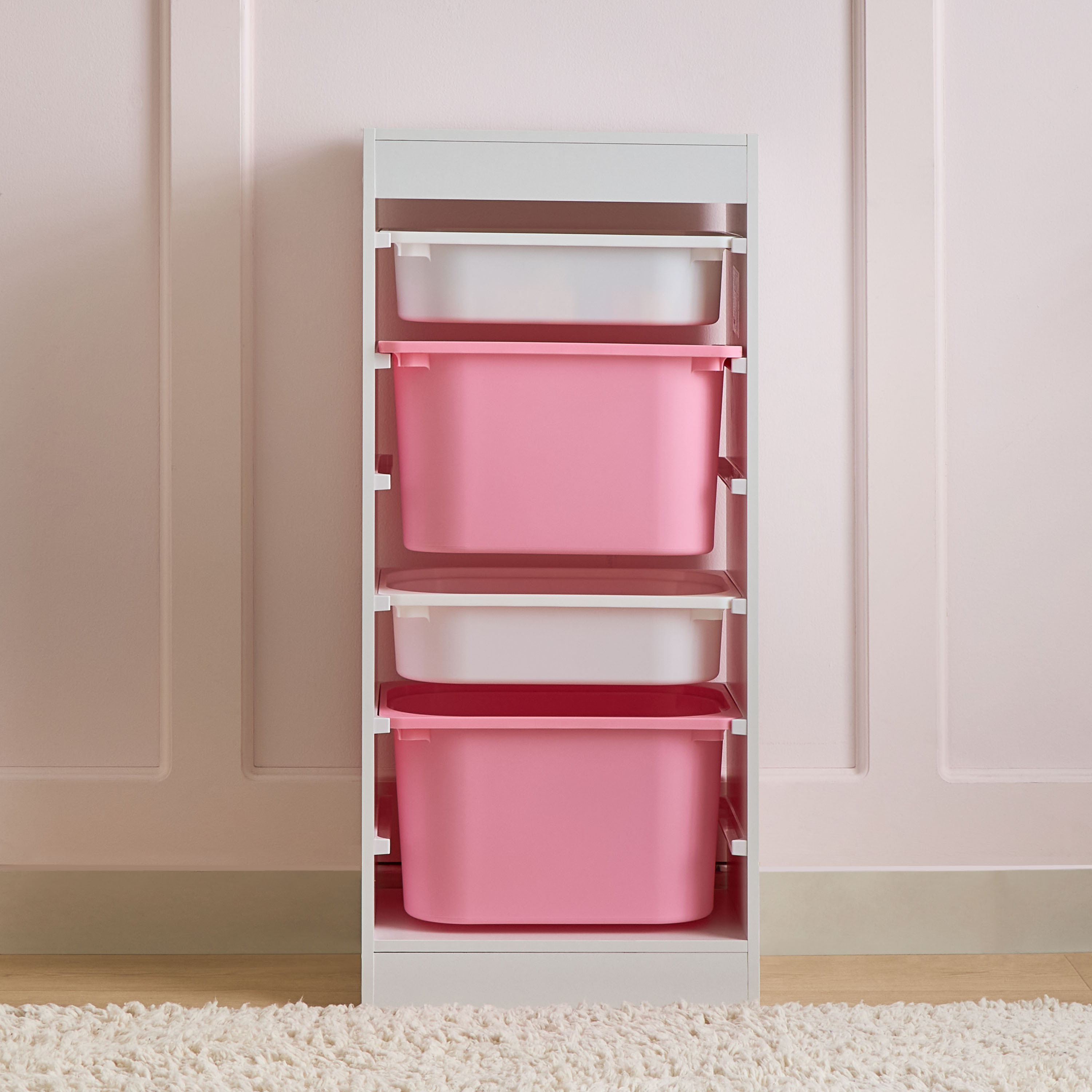 Juniors Toy Storage Organiser with 4 Bins-baby-nursery-furniture-wardrobesandstorage-image-3
