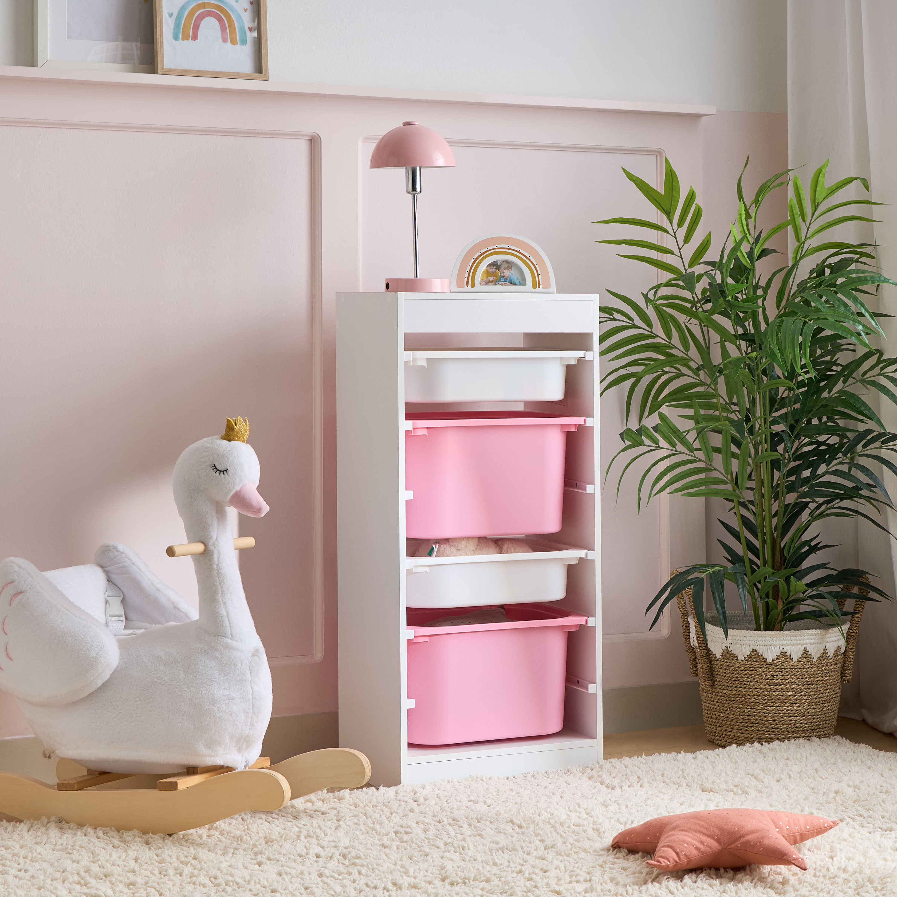 Juniors Toy Storage Organiser with 4 Bins-baby-nursery-furniture-wardrobesandstorage-image-6