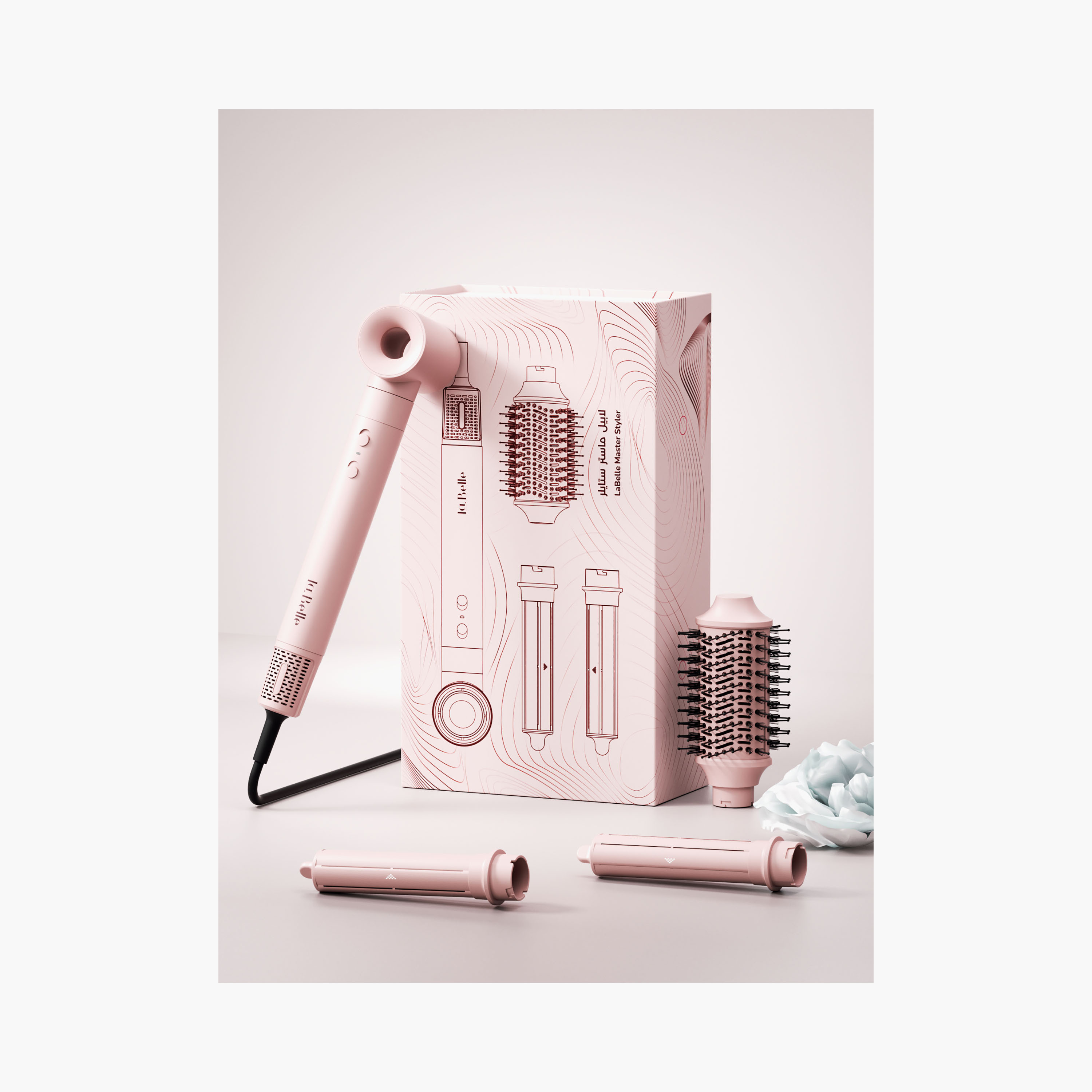 Labelle Master Styler Set of 4 Pcs Styler-beautyandpersonalcare-appliances-hairstylingtools-stylingbrushes-image-2