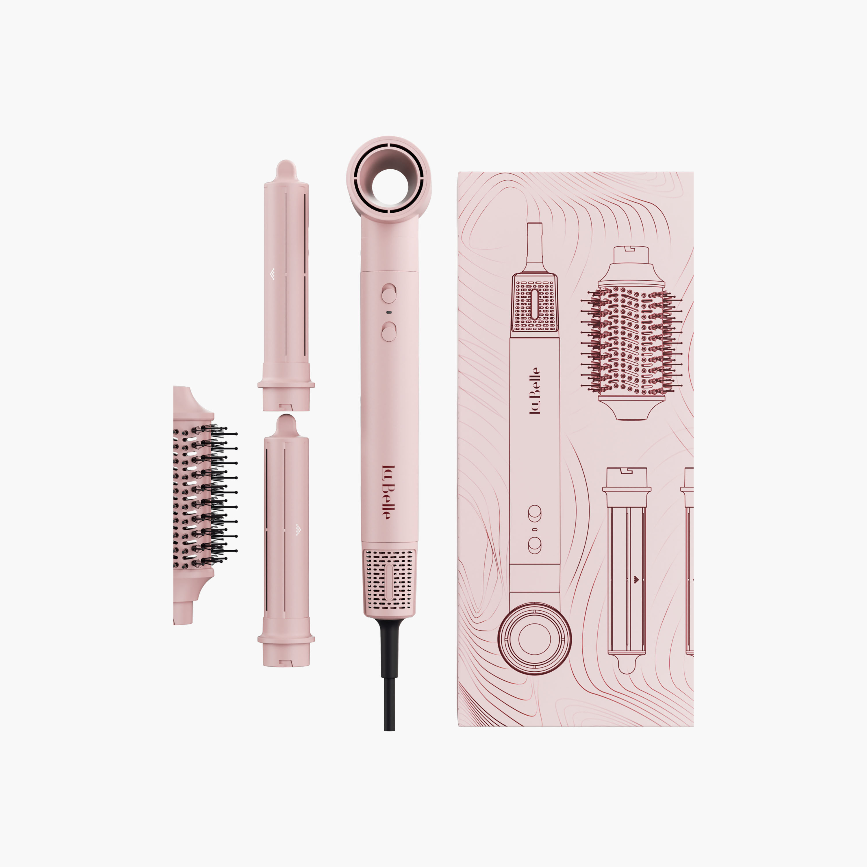Labelle Master Styler Set of 4 Pcs Styler-beautyandpersonalcare-appliances-hairstylingtools-stylingbrushes-image-4