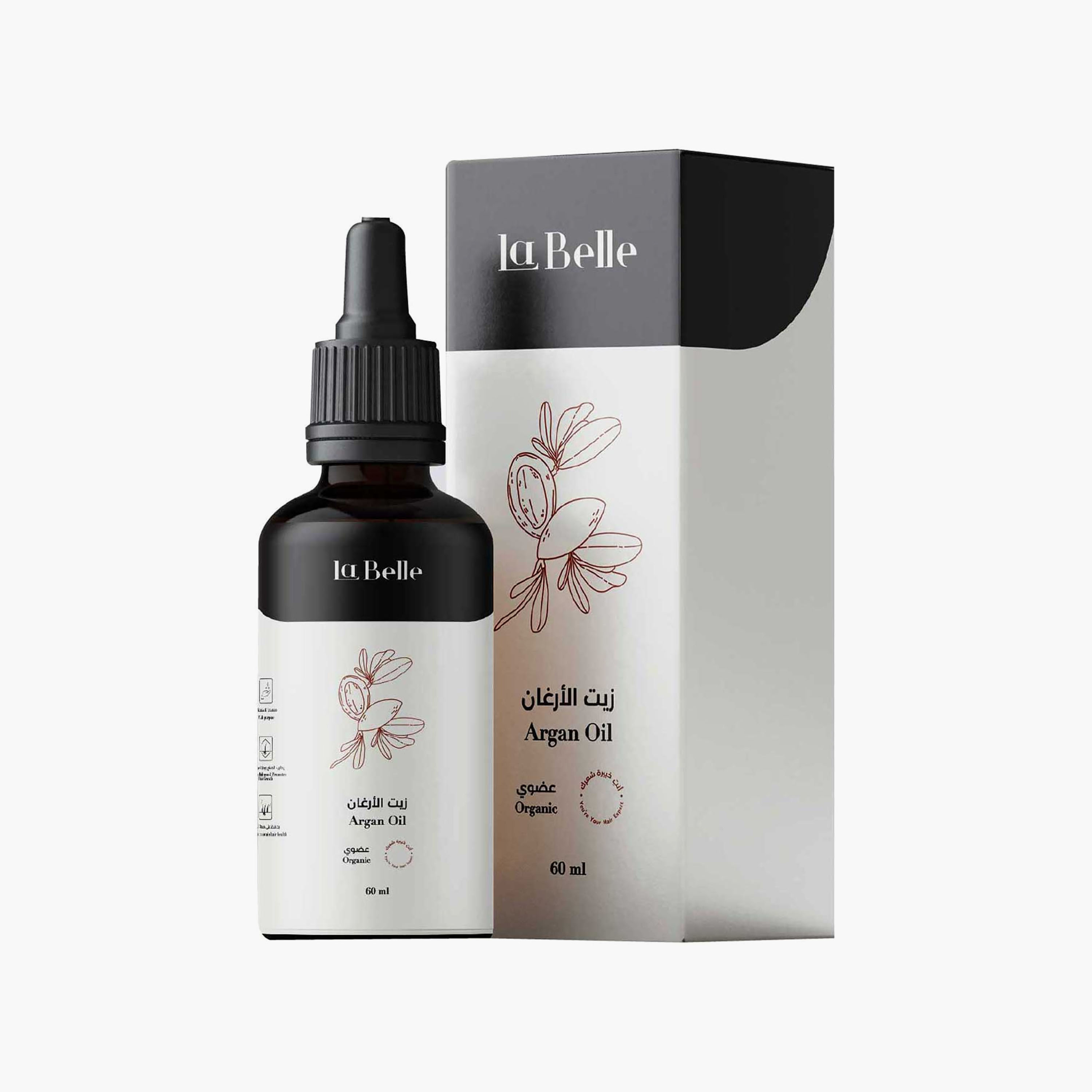 زيت لترميم وإصلاح الشعر بخلاصة زيت الأرغان من لابيل - 60 مل-beautyandpersonalcare-hair-haircare-hairoils-image-2