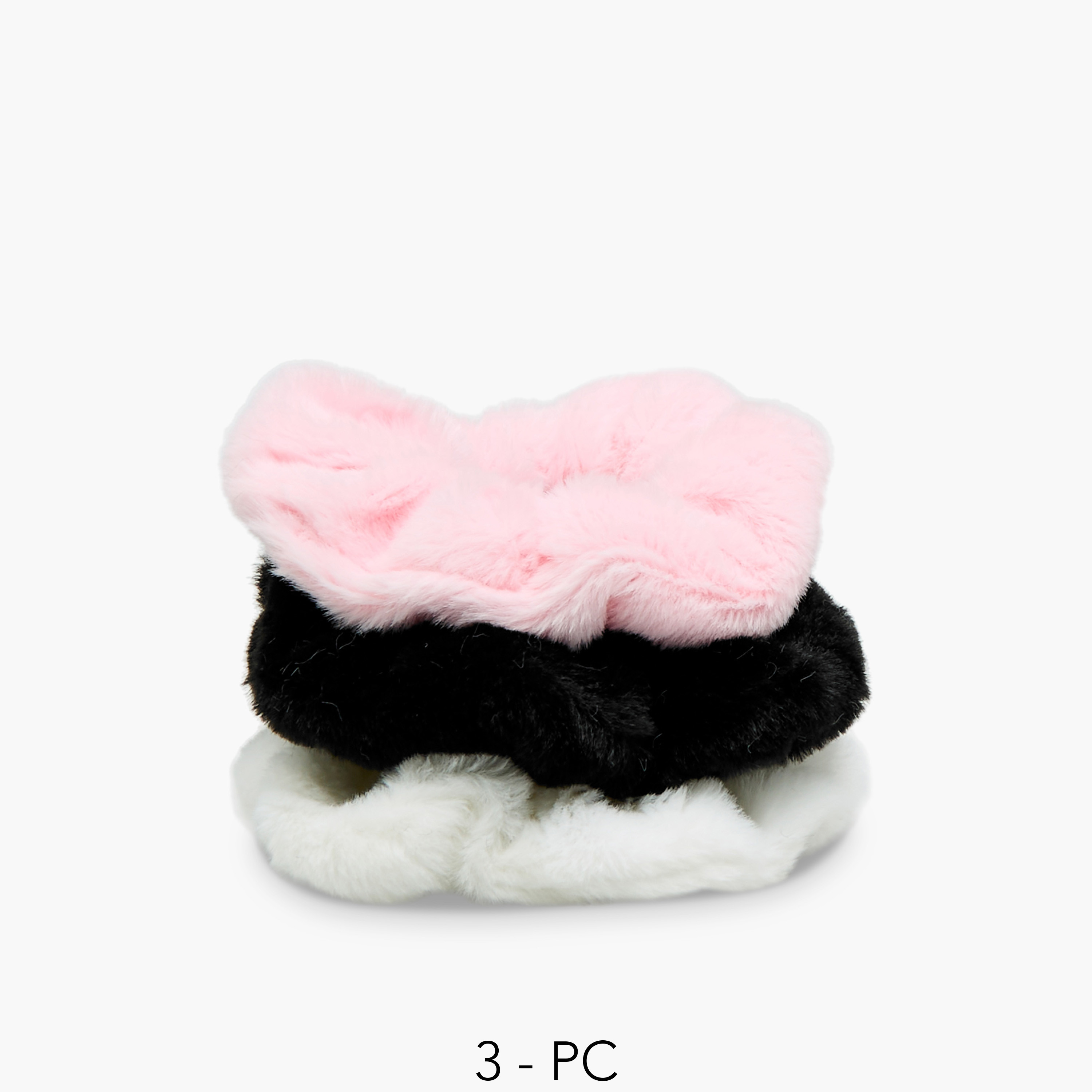 ربطات شعر فرو صناعي - طقم من 3 قطع-women-hairaccessories-scrunchies-image-1