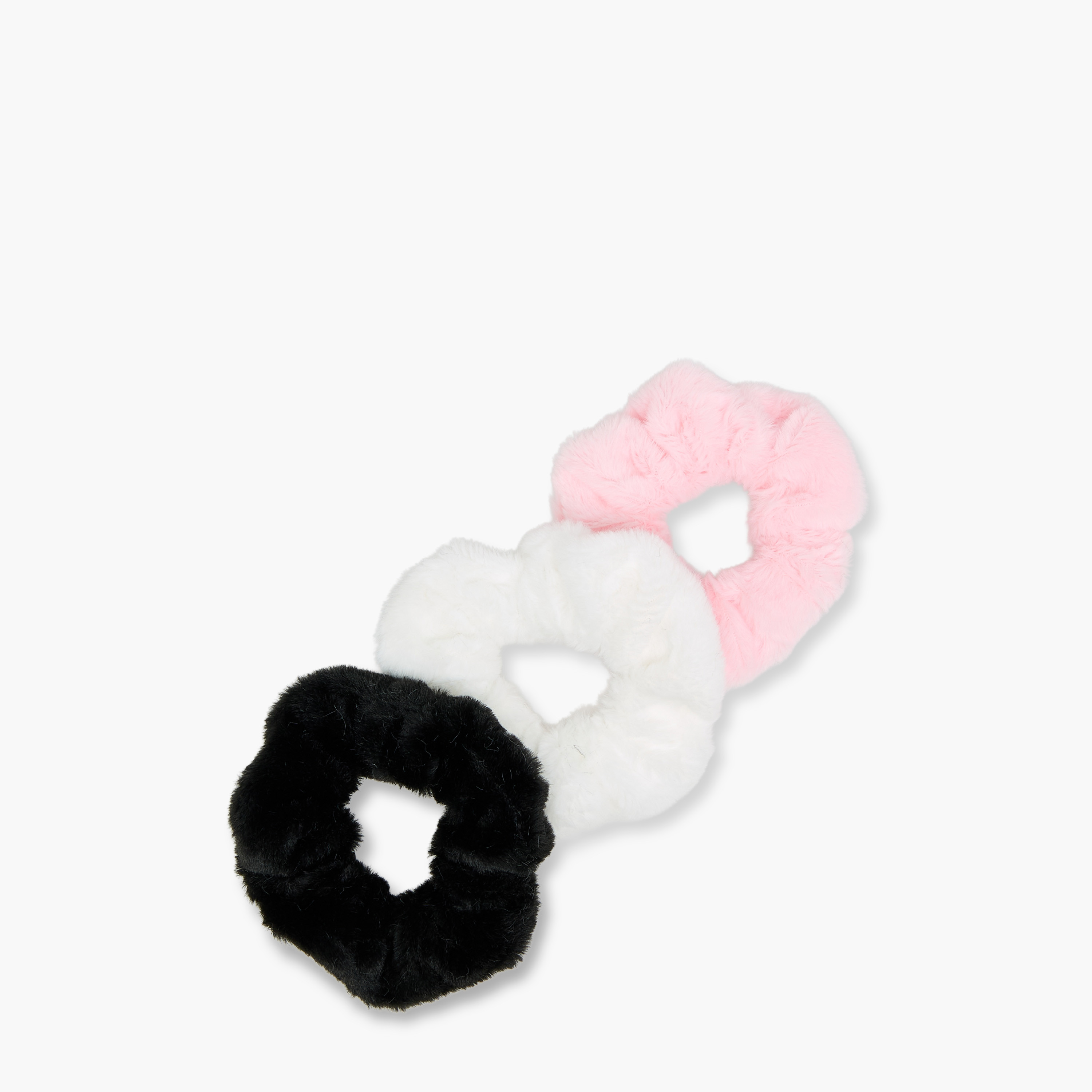 ربطات شعر فرو صناعي - طقم من 3 قطع-women-hairaccessories-scrunchies-image-2