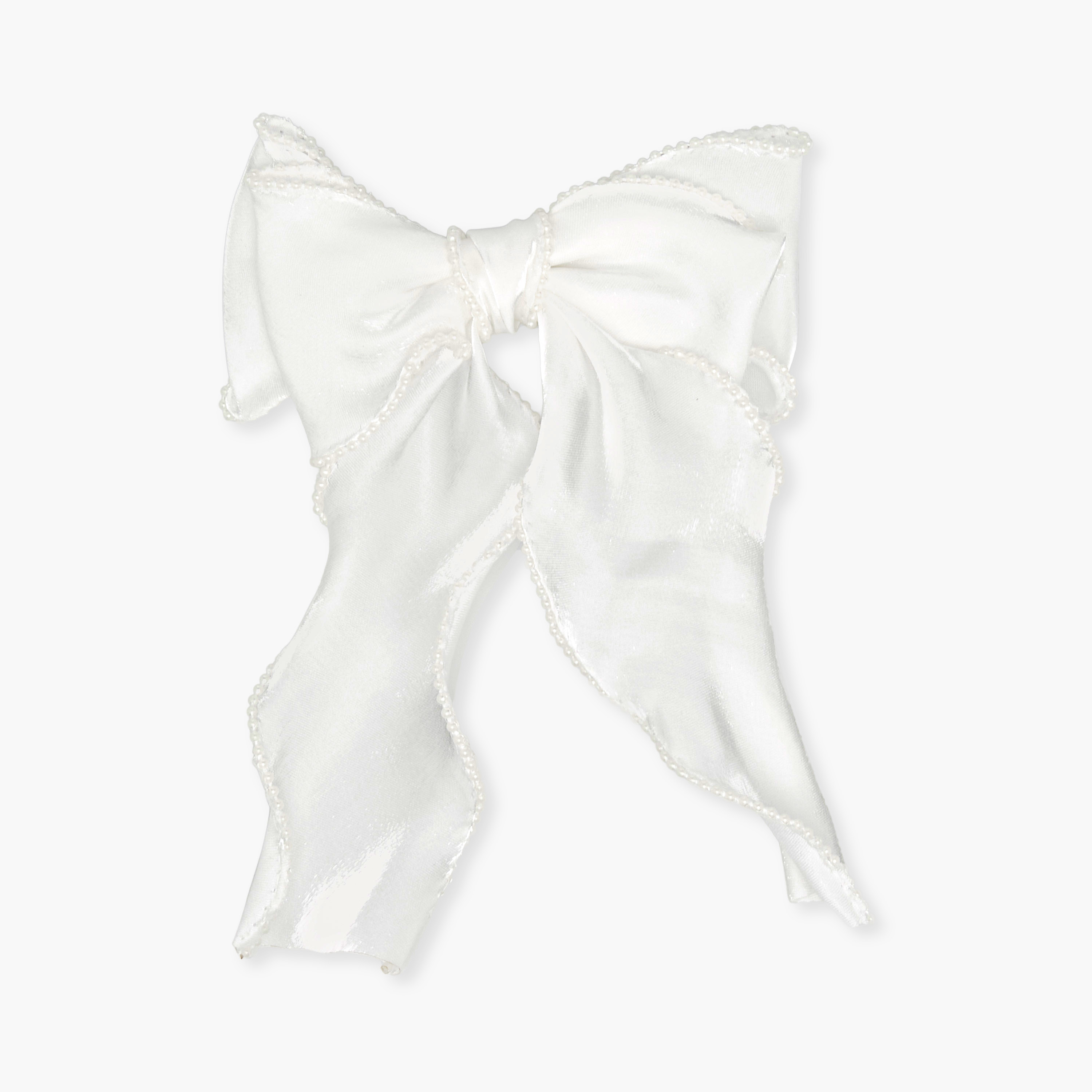 Bow Barrette Hair Clip with Pearl Detail-women-hairaccessories-clips-image-1