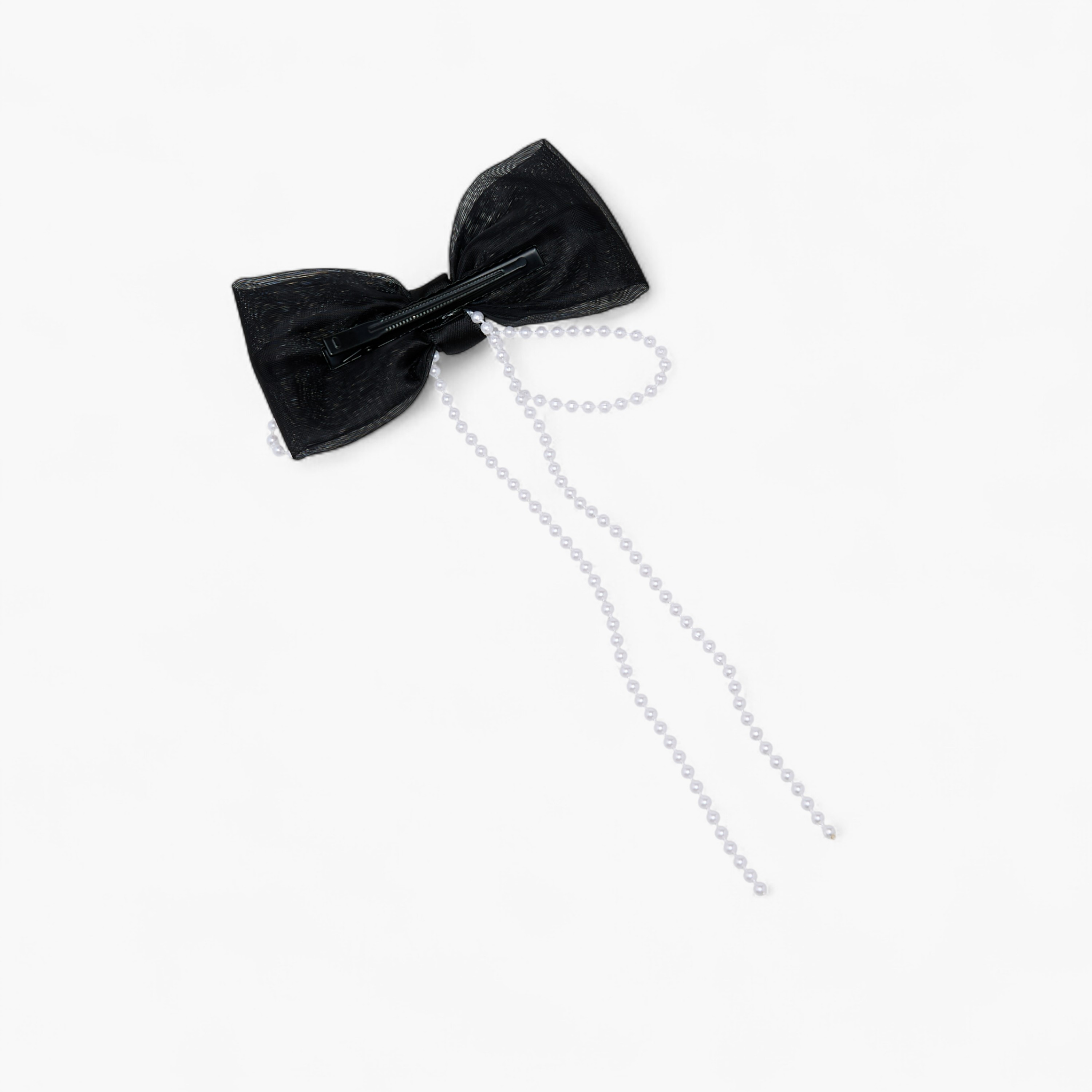 Hair Clip with Bow Accent-women-hairaccessories-clips-image-3