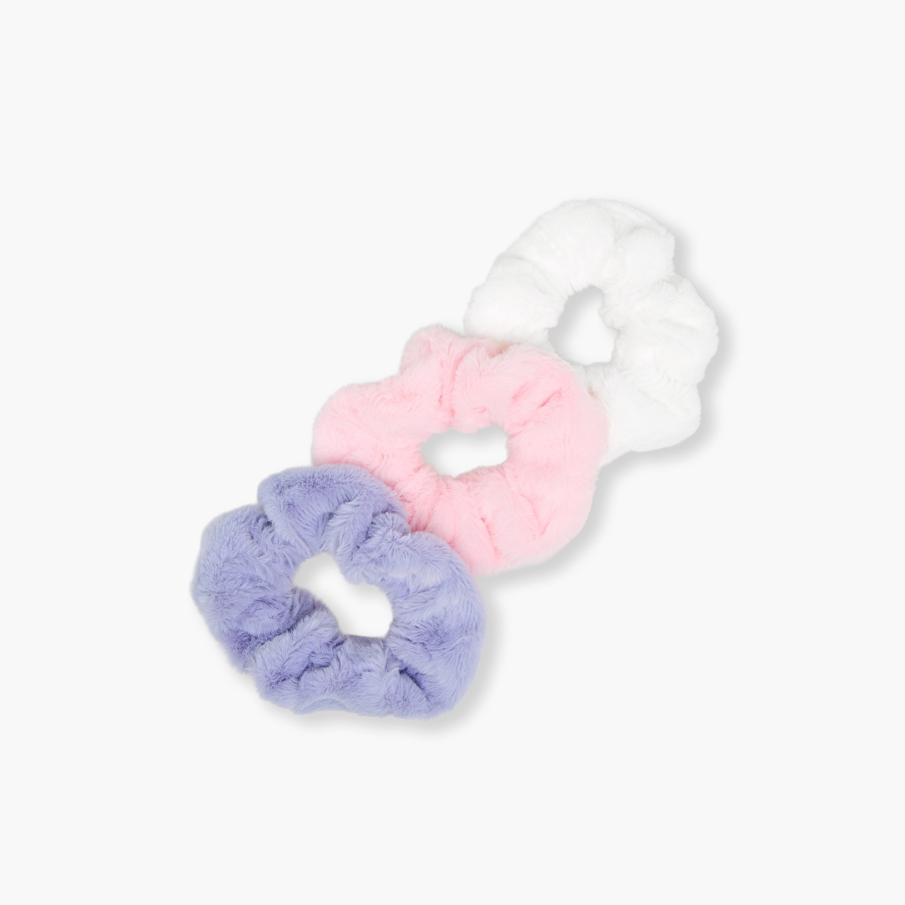 Pack of 3 Faux Fur Hair Scrunchie-women-hairaccessories-scrunchies-image-2