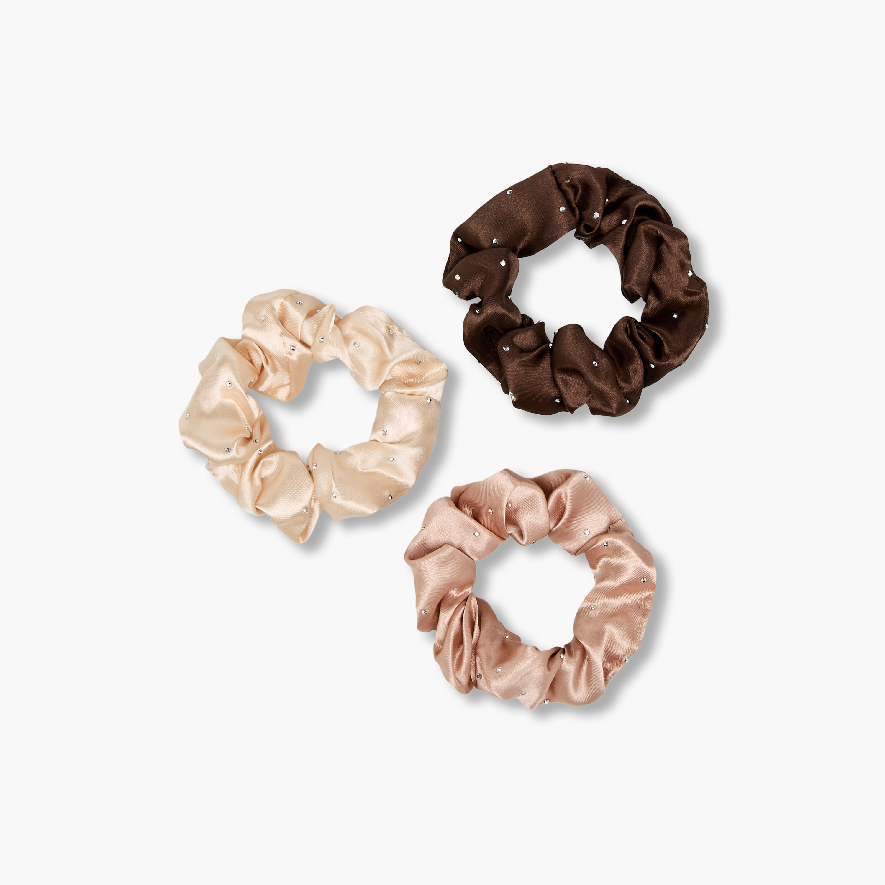 ربطات شعر سكرانشي مزينة - عبوة 3 قطع-women-hairaccessories-scrunchies-image-3