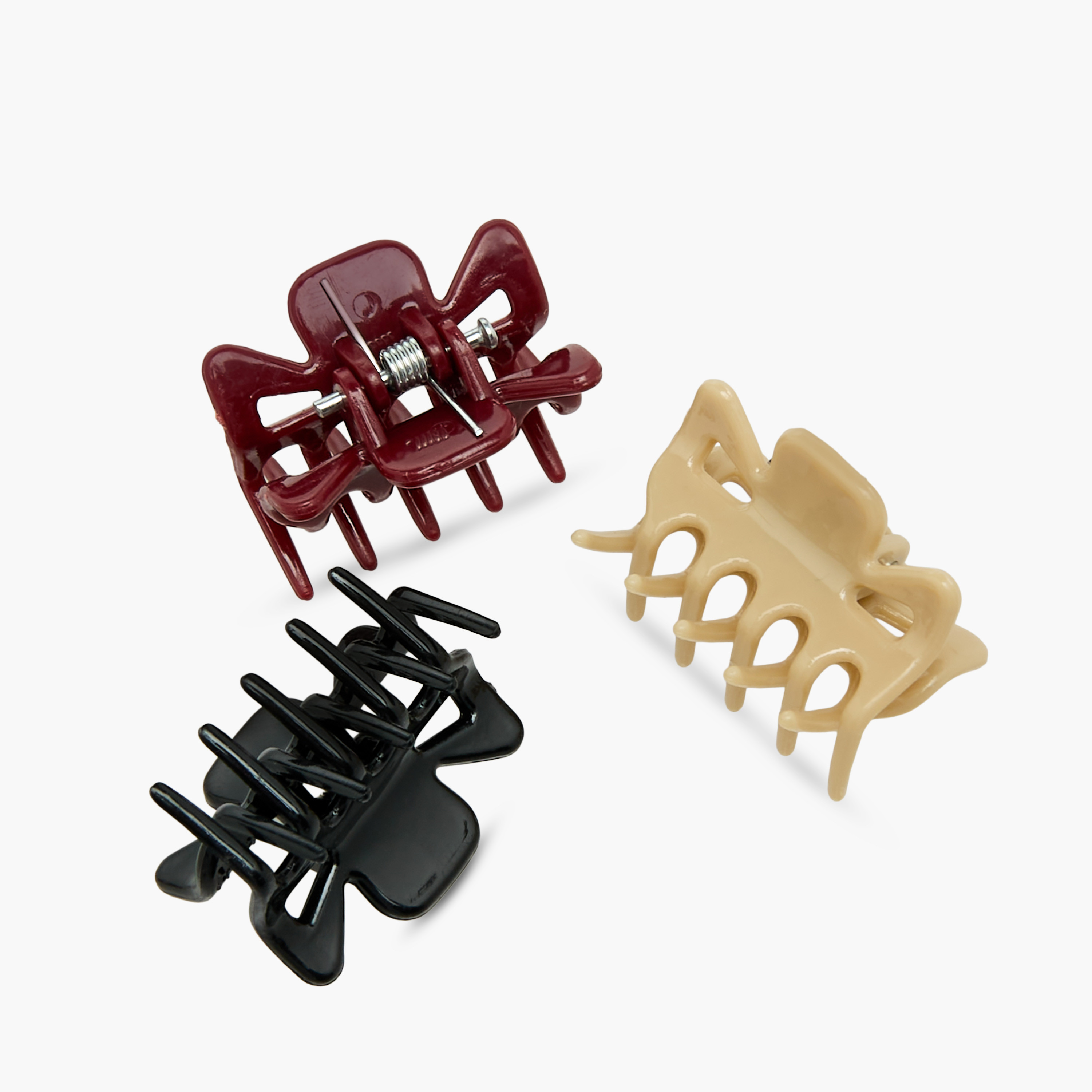 Pack of 6 Rectangular Hair Clamps-women-hairaccessories-clamps-image-7