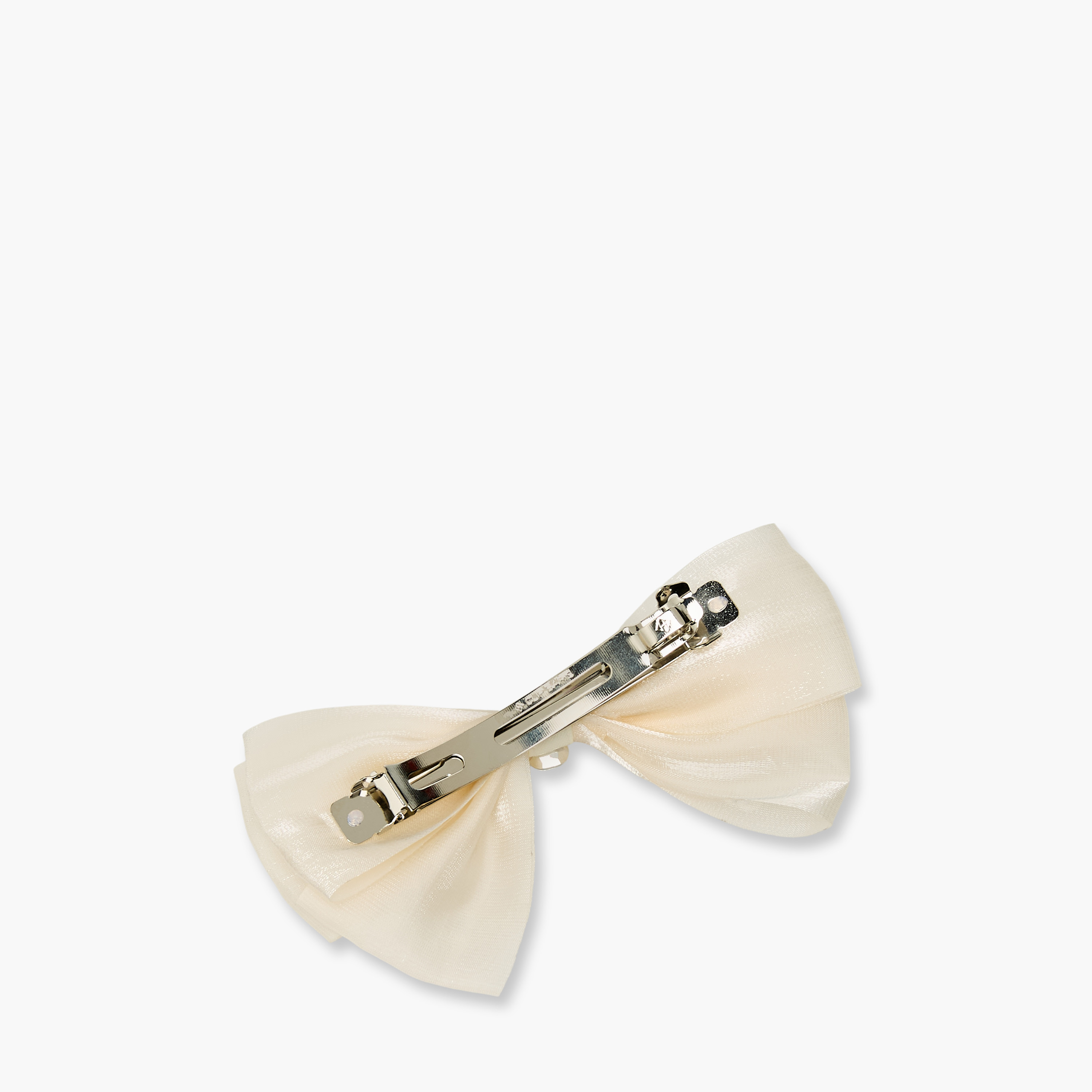 Bow Shaped Hair Clip with Embellishments-women-hairaccessories-clips-image-3