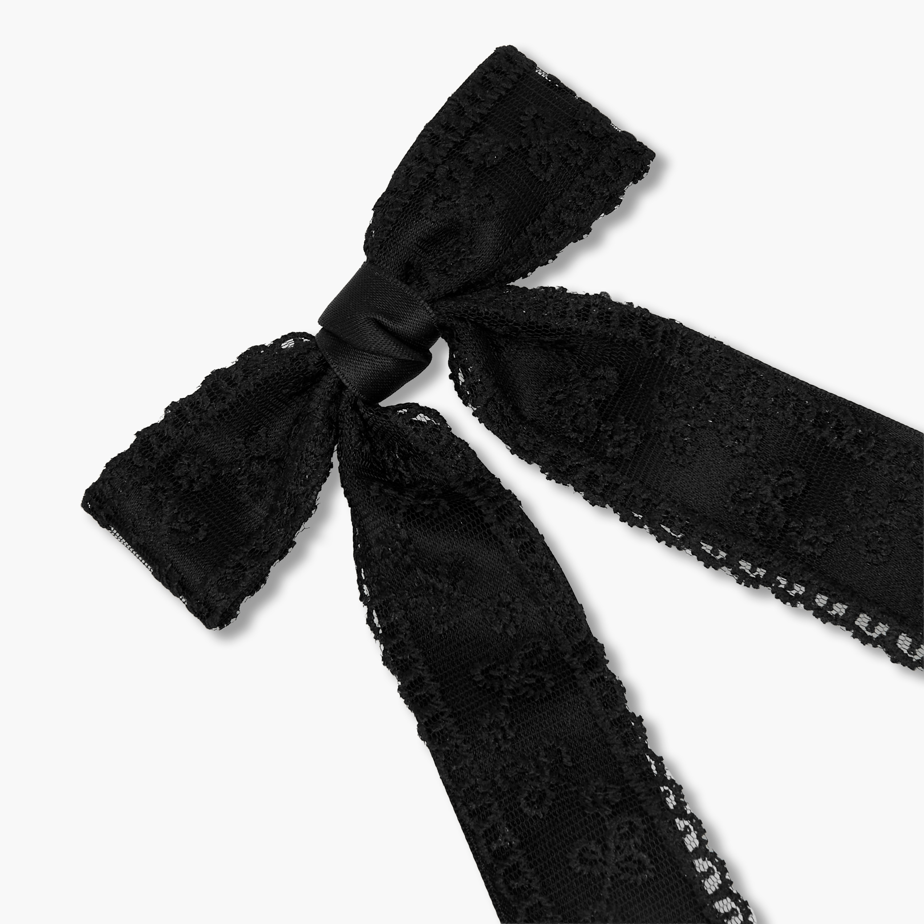Bow Shaped Hair Clip with Lace-women-hairaccessories-clips-image-2