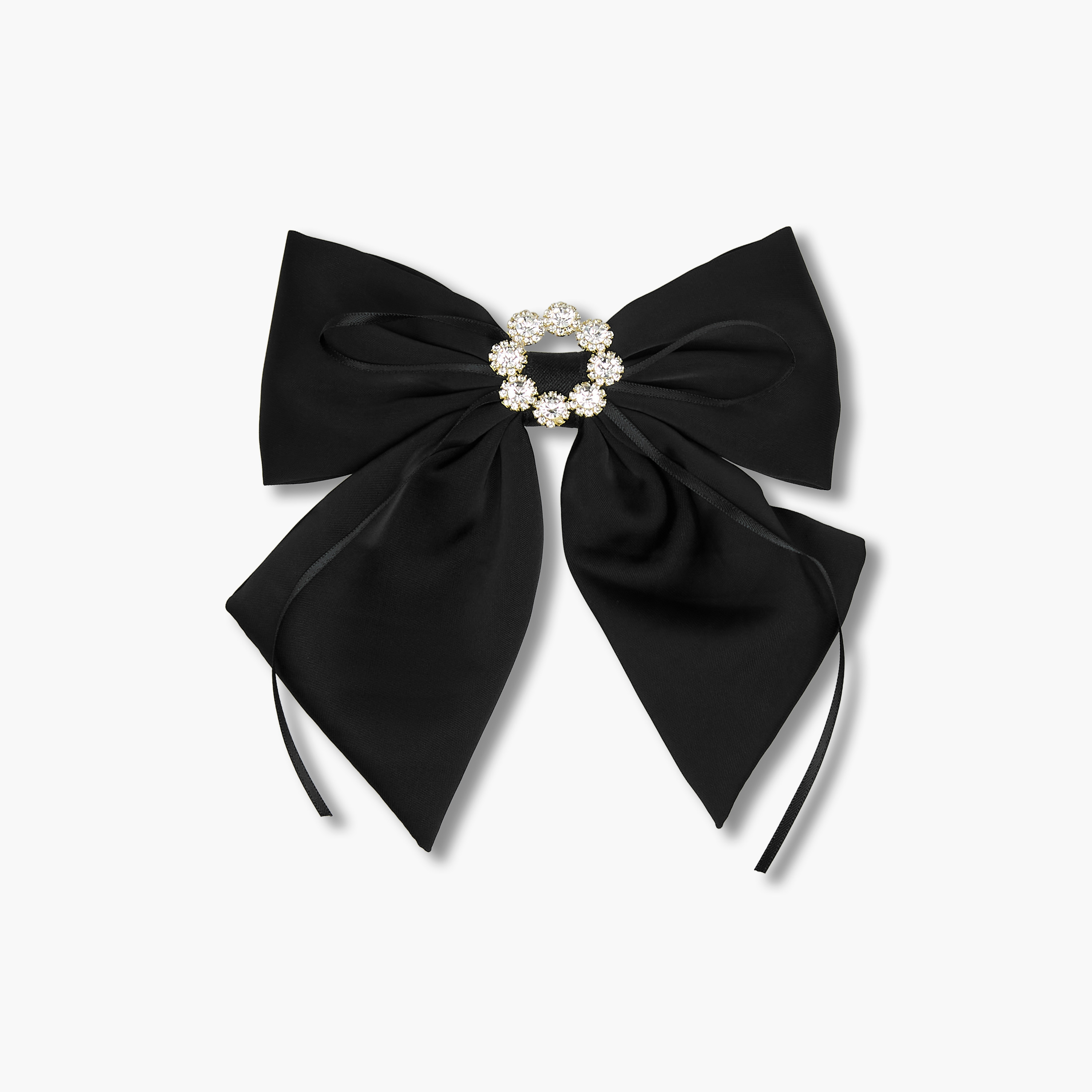 Embellished Bow Barrette Hair Clip-women-hairaccessories-clips-image-1