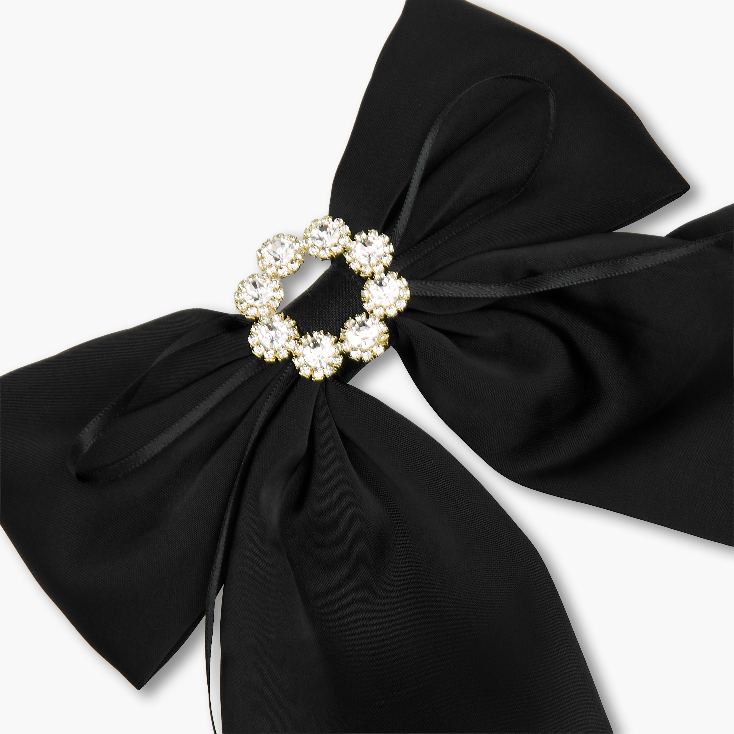 Embellished Bow Barrette Hair Clip-women-hairaccessories-clips-image-2