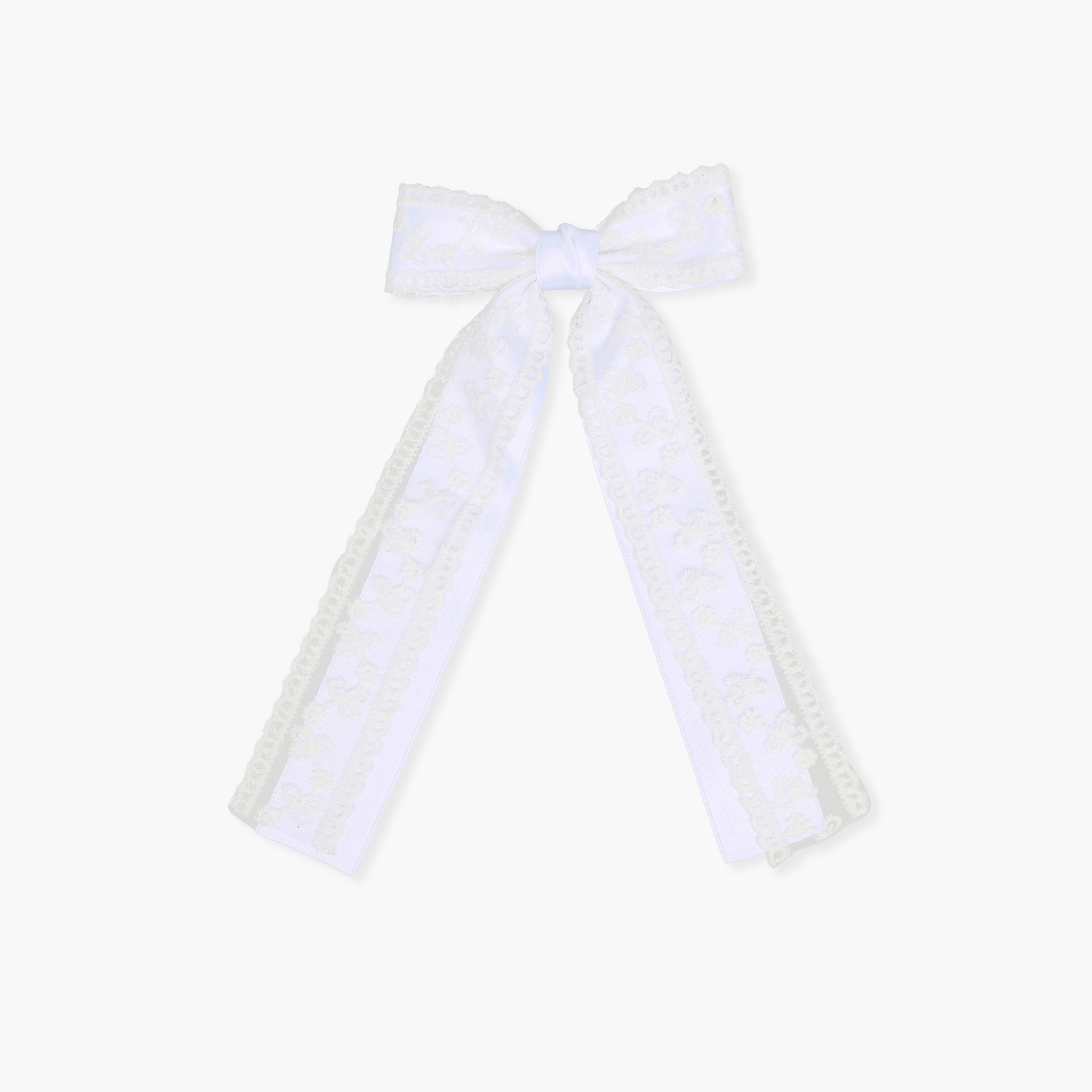 Lace Detail Bow Hair Clip-women-hairaccessories-clips-image-1