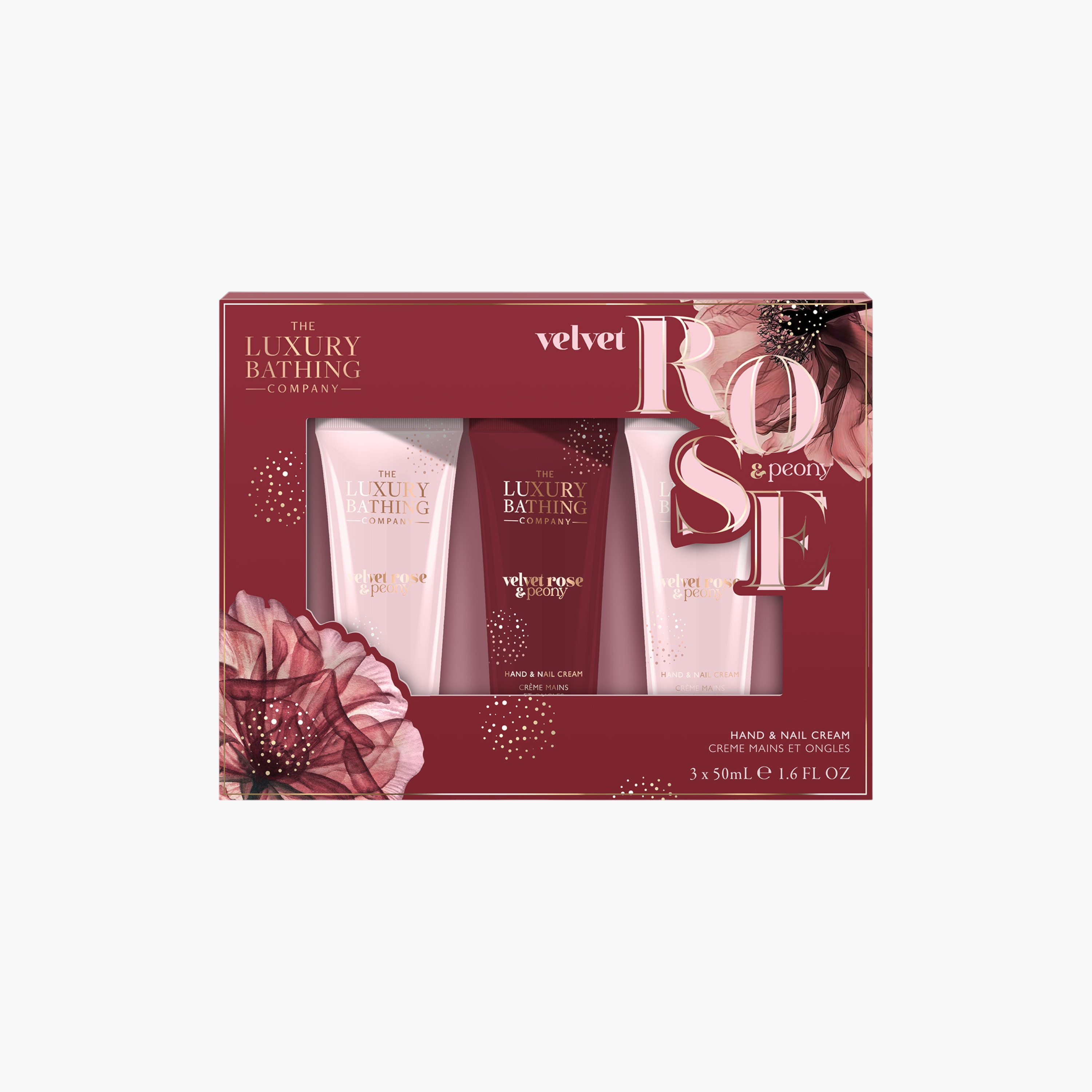 Luxury Bathing Company Rose Peony Hand Cream Set-beautyandpersonalcare-giftsets-image-1