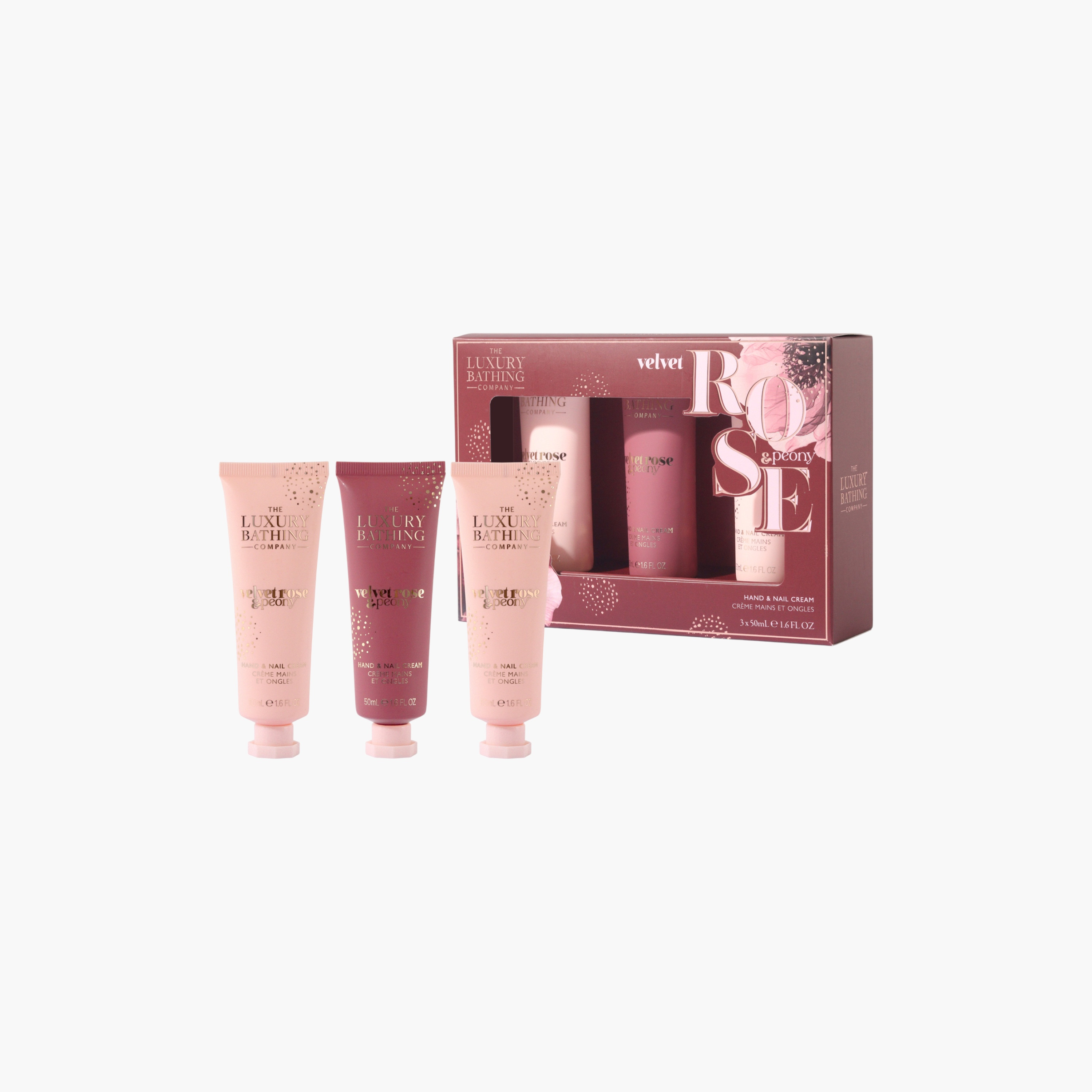Luxury Bathing Company Rose Peony Hand Cream Set-beautyandpersonalcare-giftsets-image-2