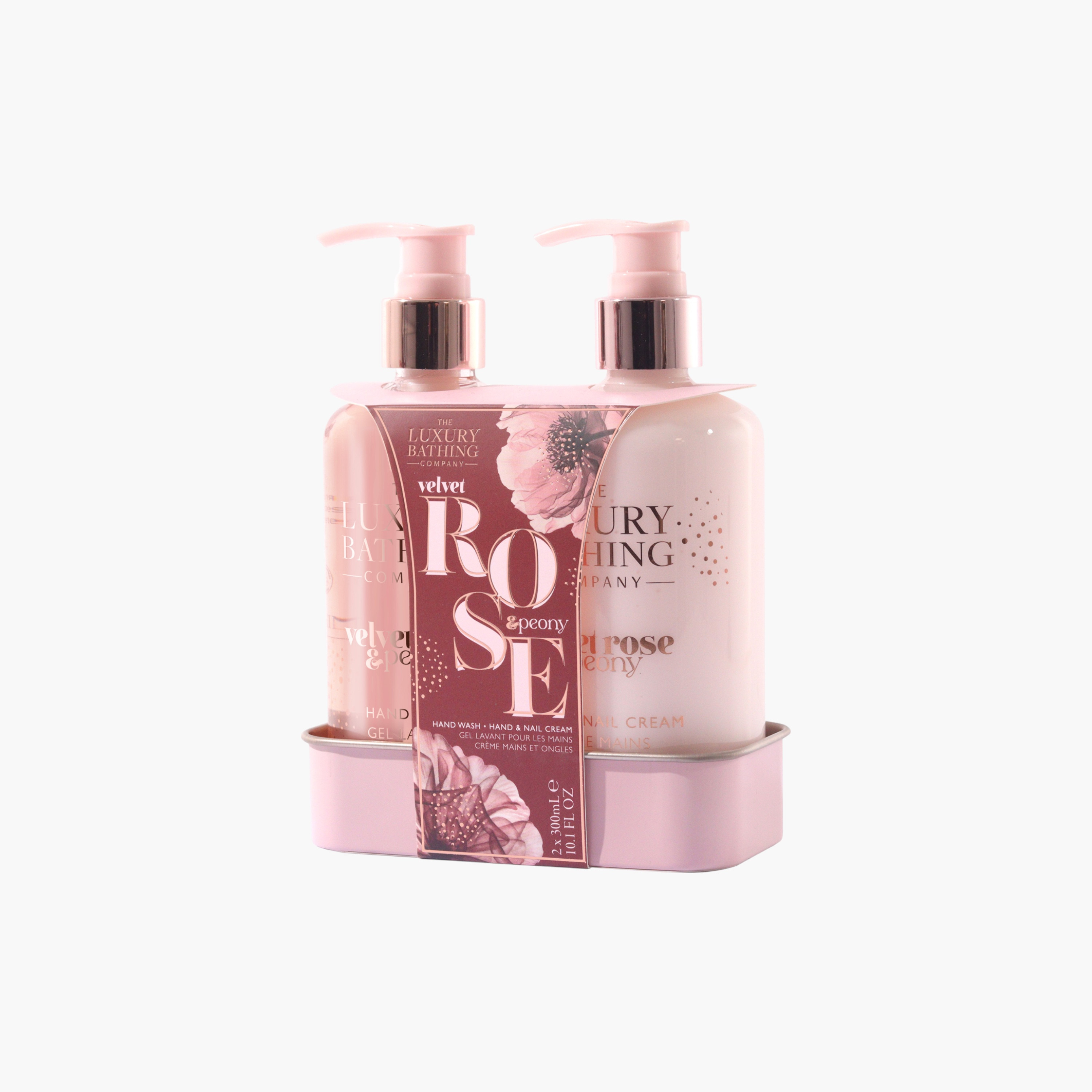 لاكشري باثينج كومباني مجموعة العناية باليدين روز وبيوني-beautyandpersonalcare-bathandbody-giftsets-image-3