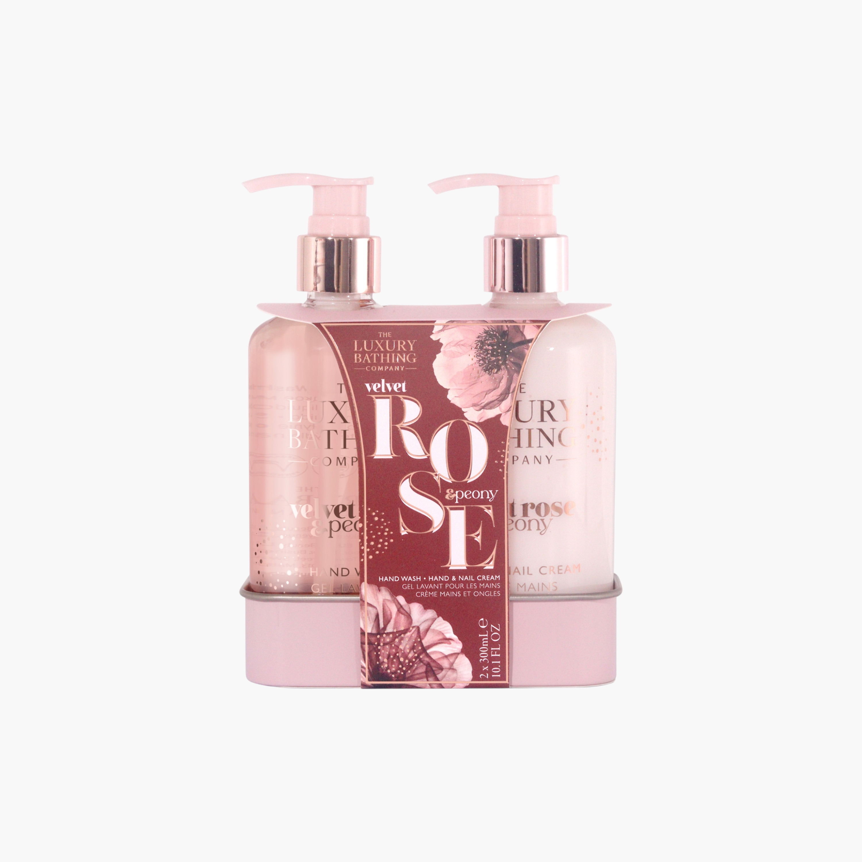 لاكشري باثينج كومباني مجموعة العناية باليدين روز وبيوني-beautyandpersonalcare-bathandbody-giftsets-image-5