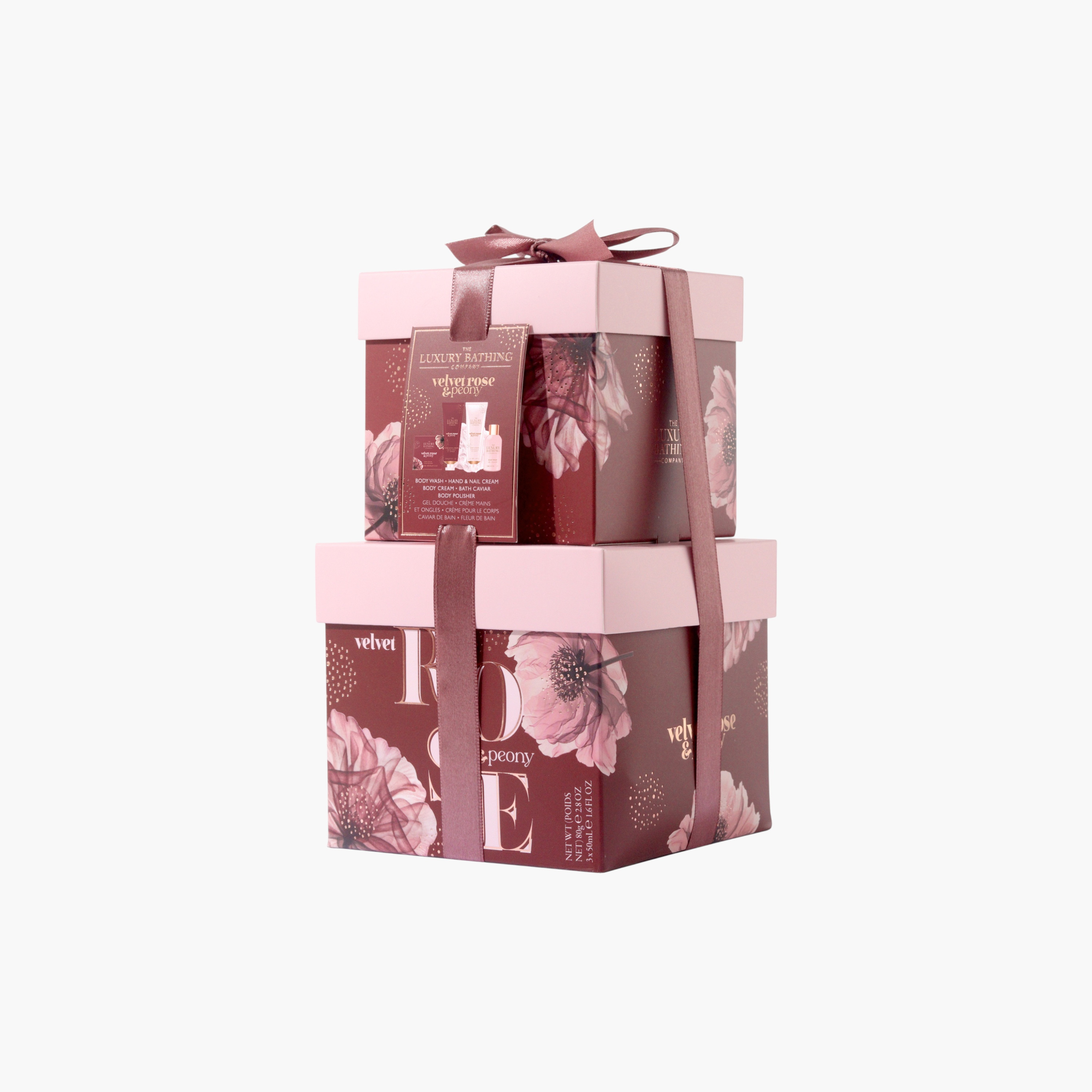 لاكشري باثينج كومباني مجموعة هدايا استحمام بالورد والفاوانيا المخملية-beautyandpersonalcare-bathandbody-giftsets-image-3