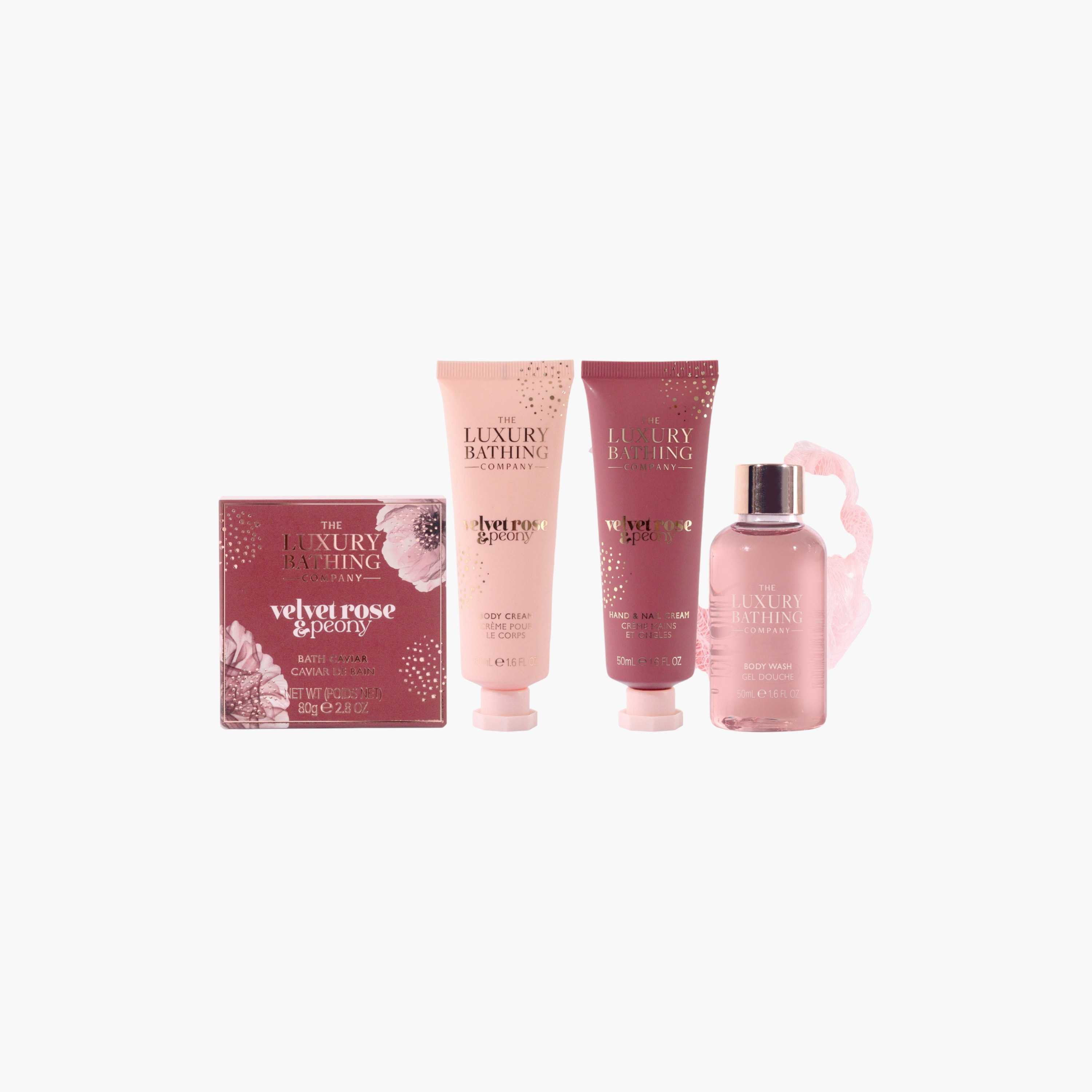 لاكشري باثينج كومباني مجموعة هدايا استحمام بالورد والفاوانيا المخملية-beautyandpersonalcare-bathandbody-giftsets-image-4