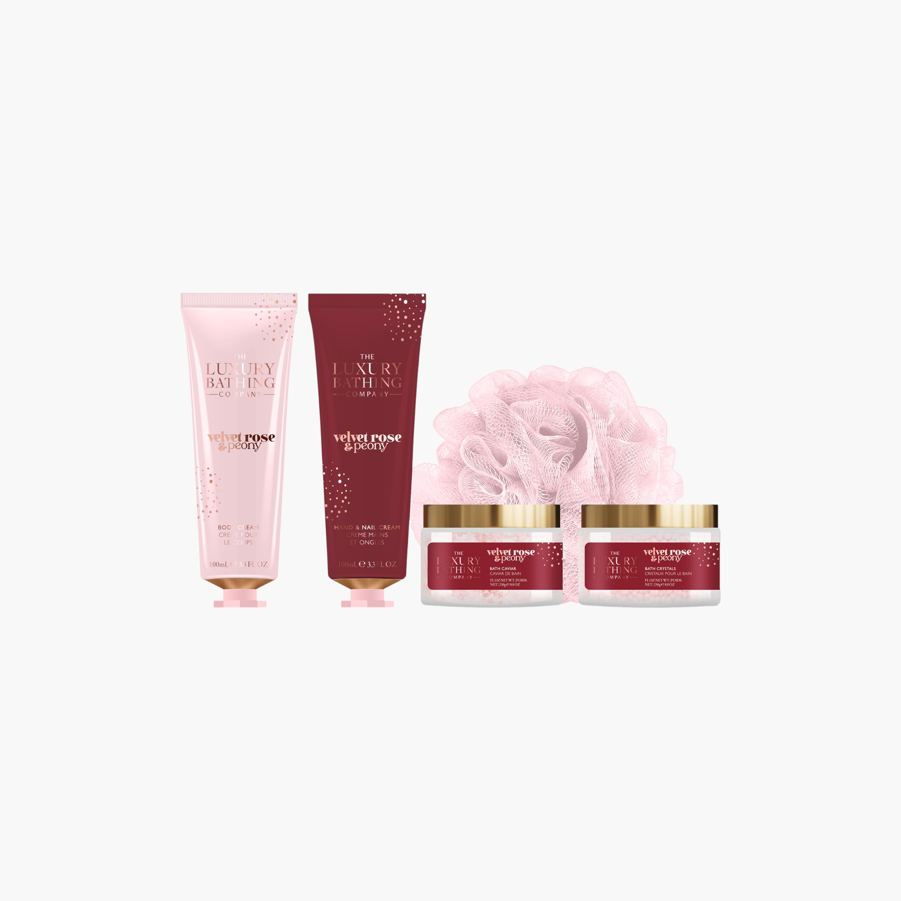 Luxury Bathing Company Velvet Rose Peony Bath Set-beautyandpersonalcare-giftsets-image-1