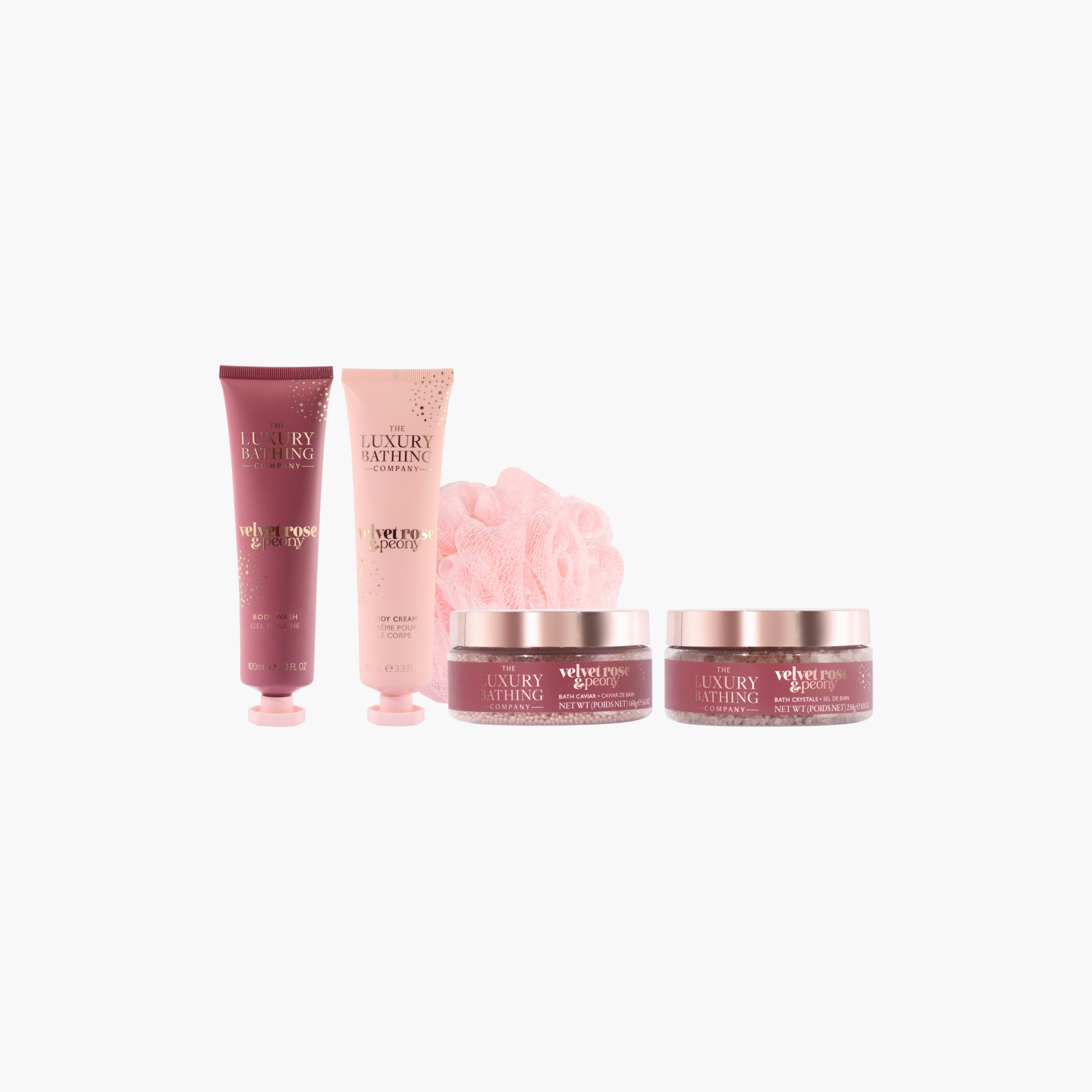 Luxury Bathing Company Velvet Rose Peony Bath Set-beautyandpersonalcare-giftsets-image-6