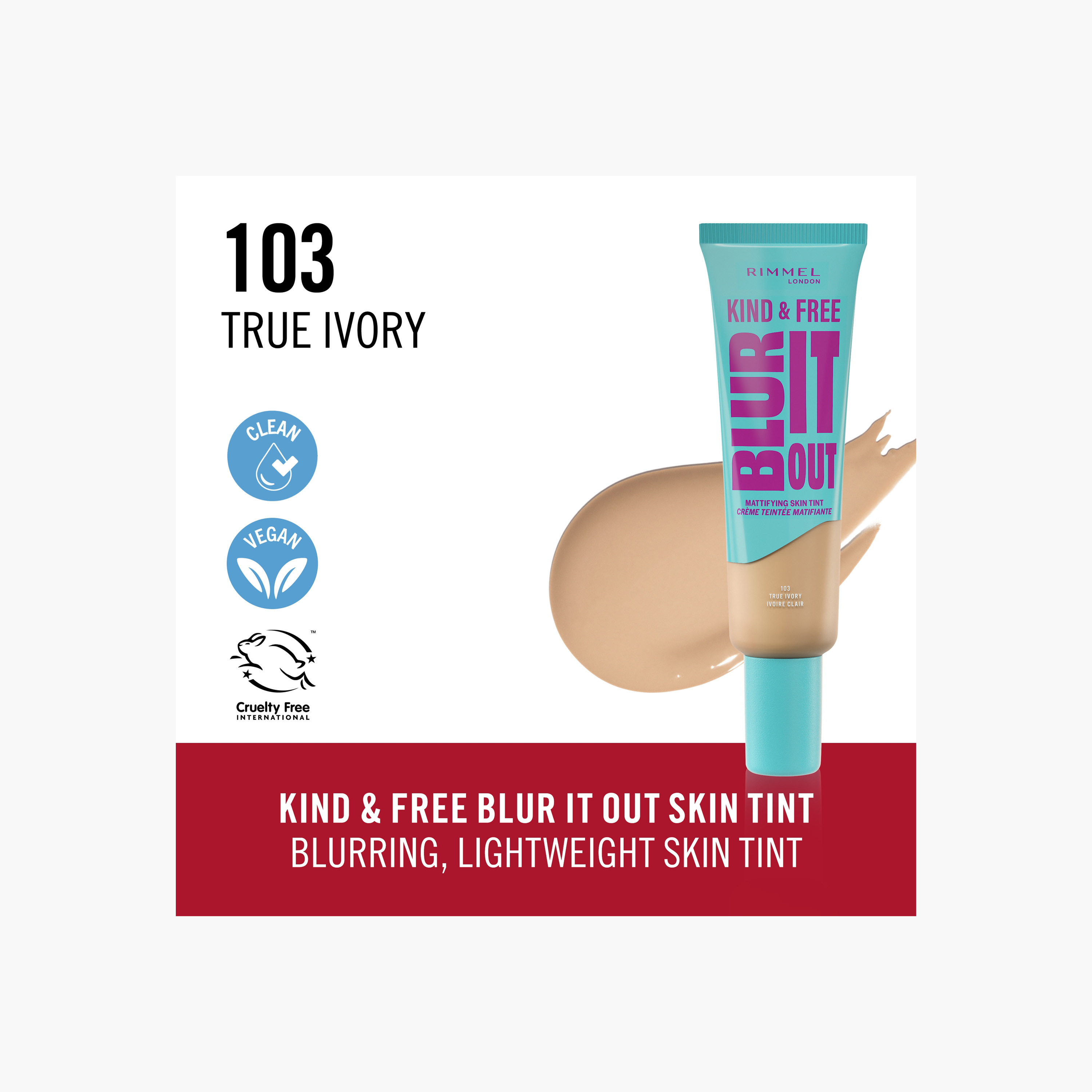 Rimmel Kind & Free Blur It Out Mattifying Skin Tint - 30 ml-beautyandpersonalcare-makeup-face-foundations-image-2