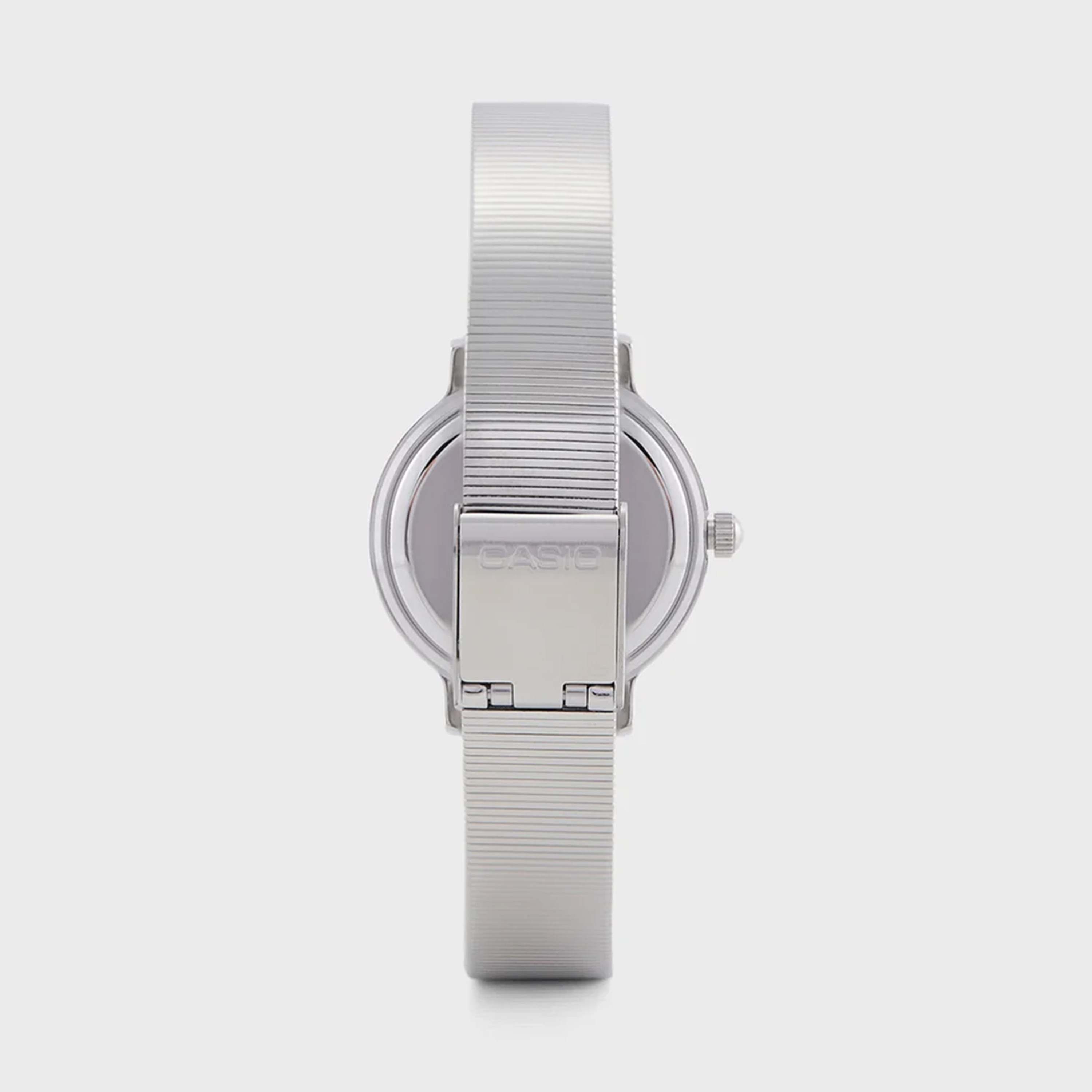 كاسيو- ساعة نسائية تناظرية حزام ستانلس ستيل لون فضي  28 مم | LTP-B170D-7BVDF-women-watchesandjewellery-watches-image-3