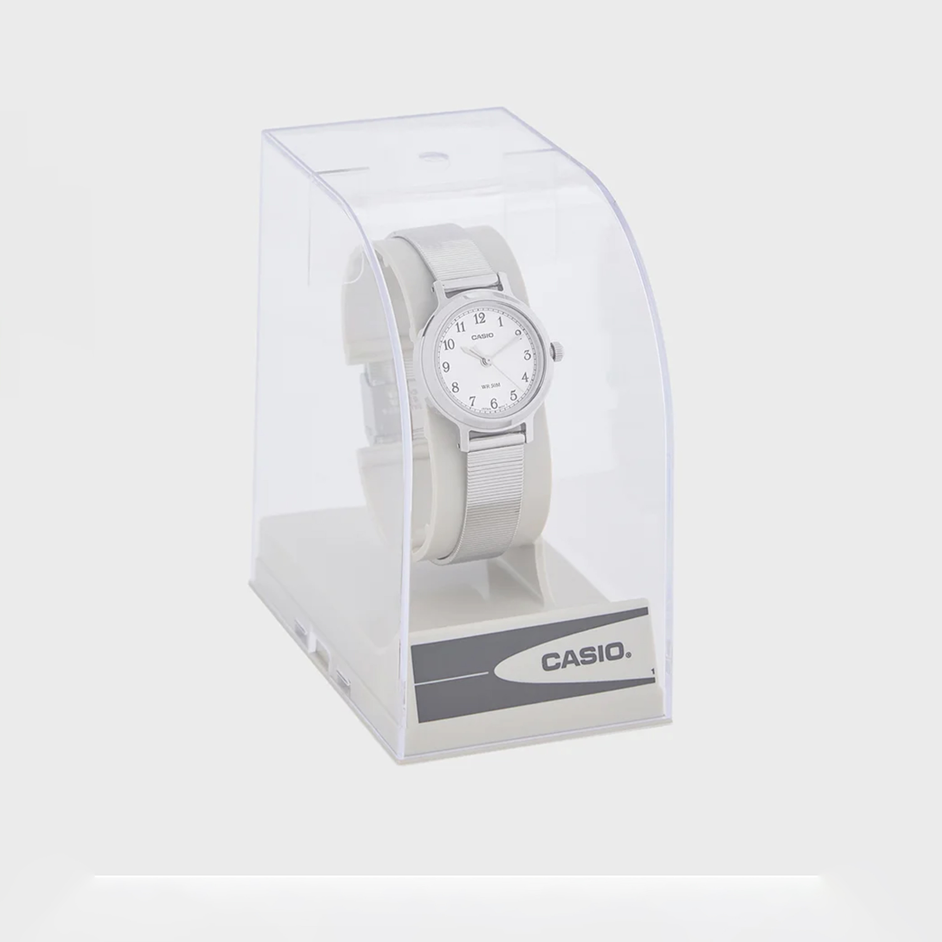 كاسيو- ساعة نسائية تناظرية حزام ستانلس ستيل لون فضي  28 مم | LTP-B170D-7BVDF-women-watchesandjewellery-watches-image-5