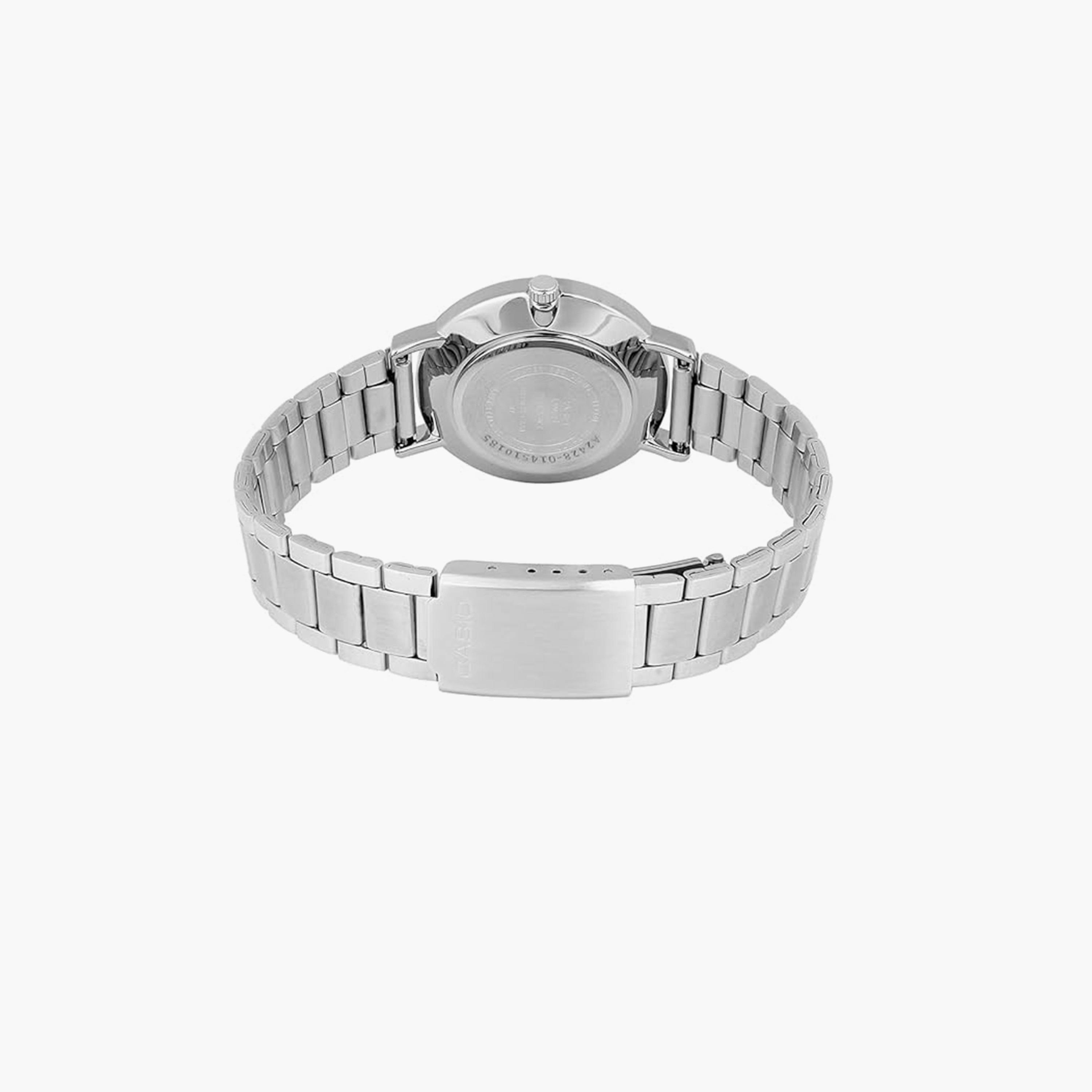 كاسيو- ساعة نسائية تناظرية حزام ستانلس ستيل لون فضي  34 مم | LTP-VT04D-1ADF-women-watchesandjewellery-watches-image-3
