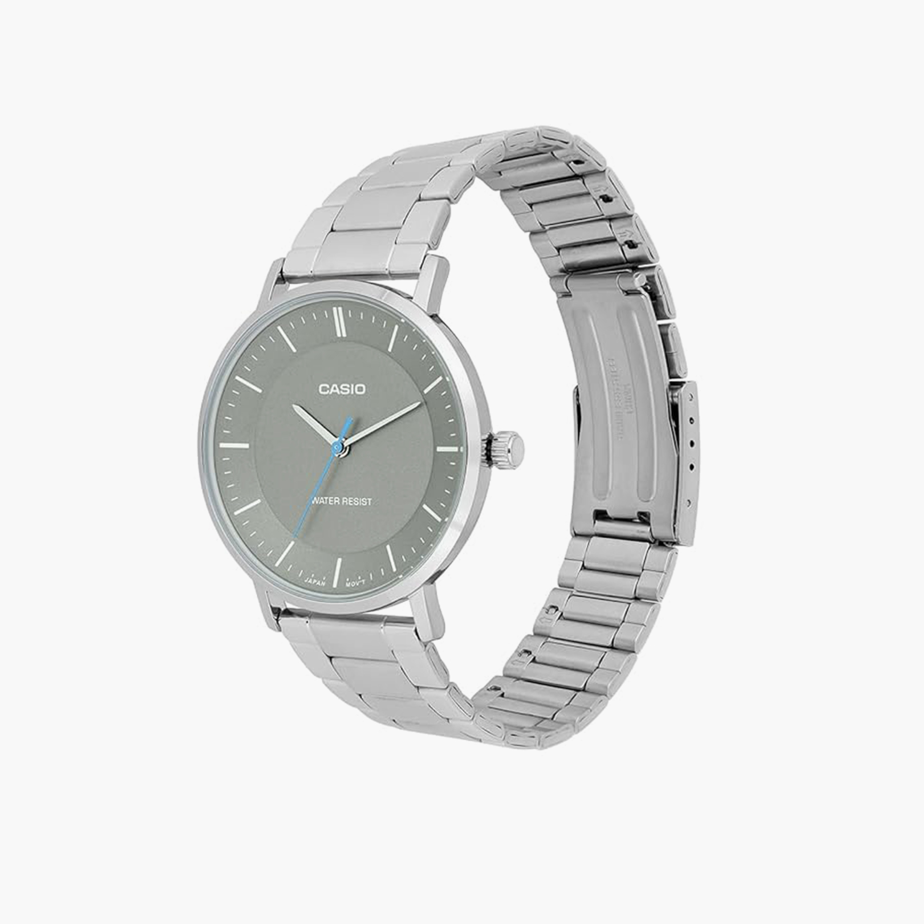 كاسيو- ساعة نسائية تناظرية حزام ستانلس ستيل لون فضي  34 مم | MTP-VT04D-8EDF-women-watchesandjewellery-watches-image-2