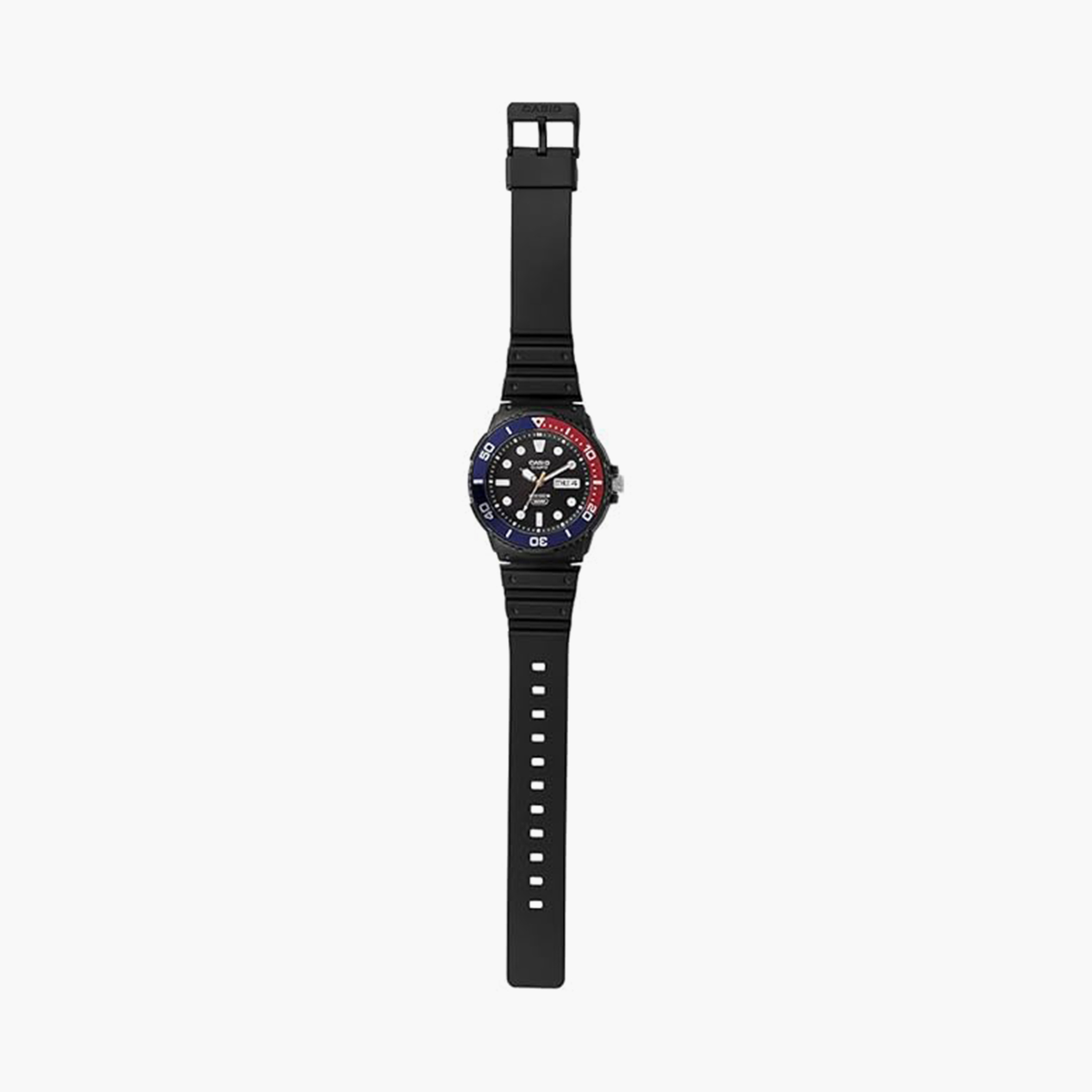 كاسيو- ساعة رجالية تناظرية سوار بلاسيتيكي لون أسود  44 مم | MRW-230H-1E2VDF-men-watchesandjewellery-watches-image-5