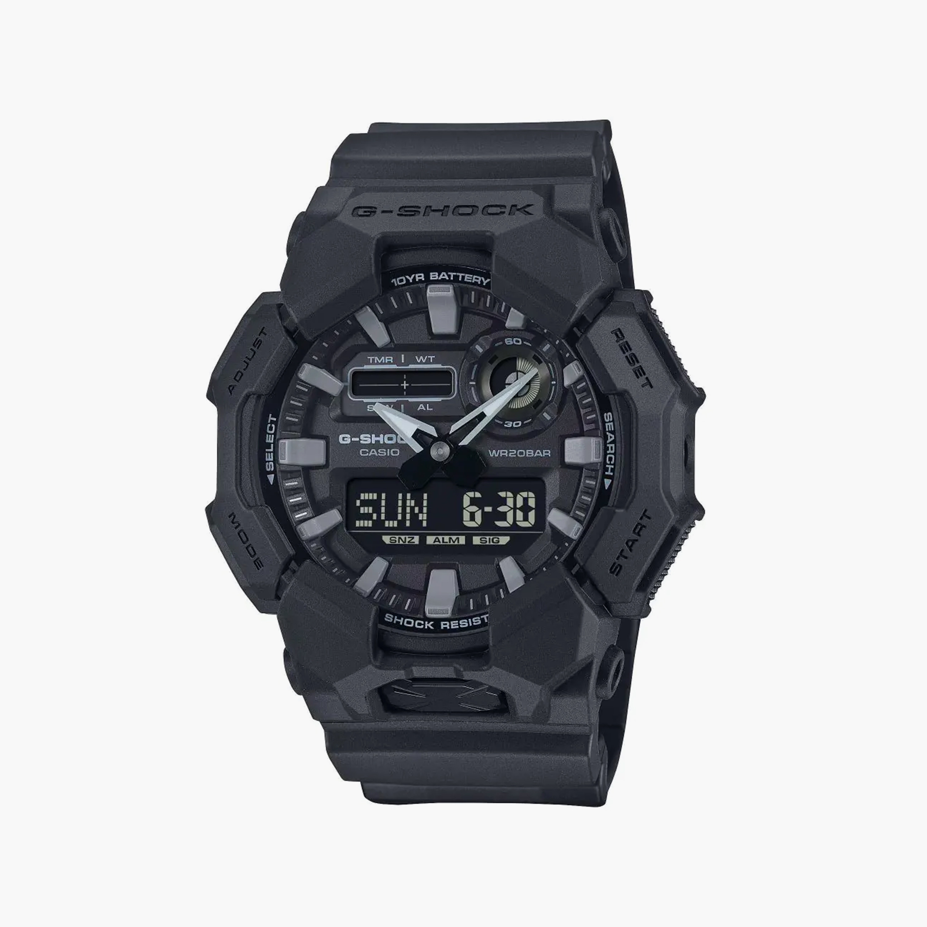 G-SHOCK Men's 51MM Black Analog-Digital Resin Strap Watch | GA-010-1A1DR-men-watchesandjewellery-watches-image-1