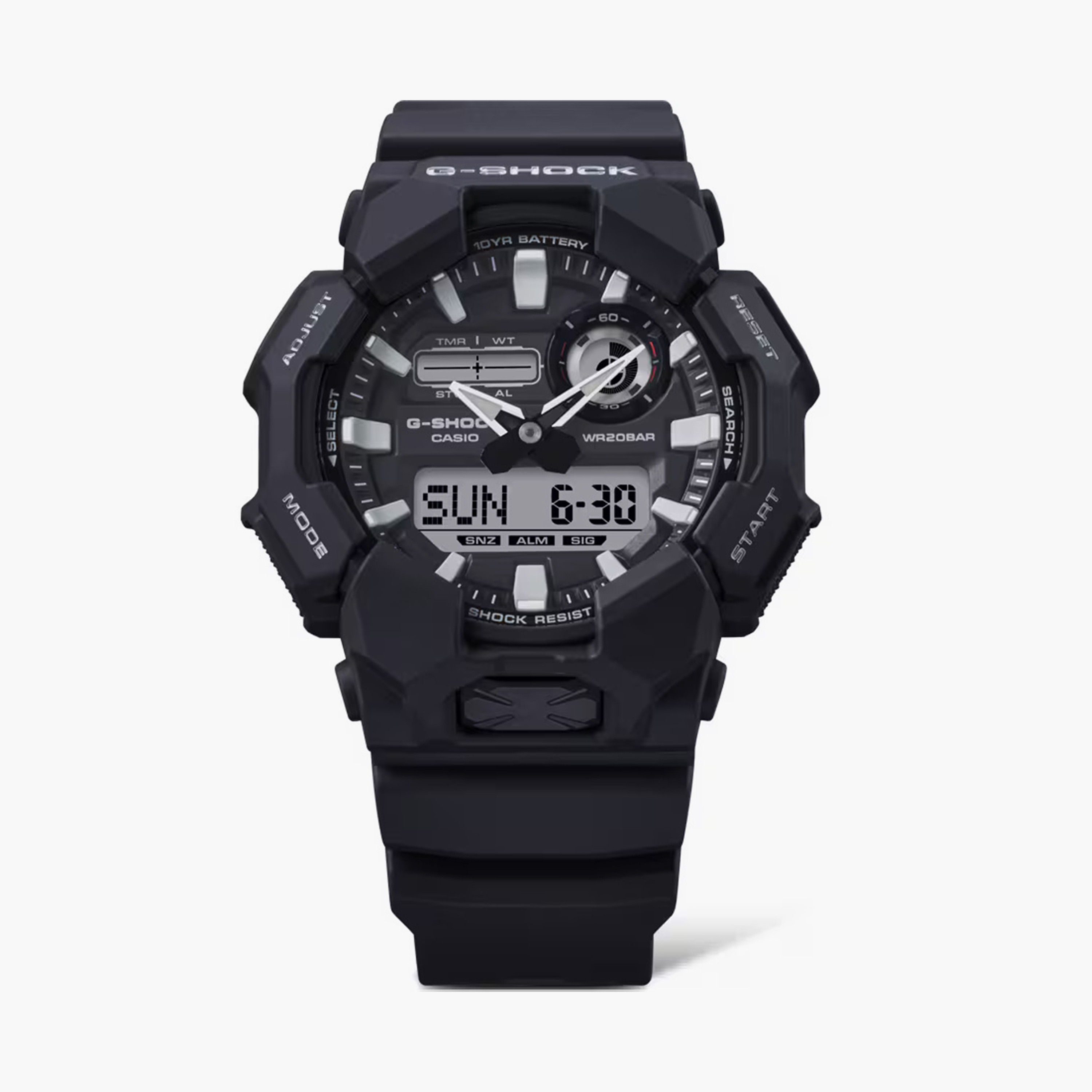 G-SHOCK Men's 51MM Black Analog-Digital Resin Strap Watch | GA-010-1ADR-men-watchesandjewellery-watches-image-2
