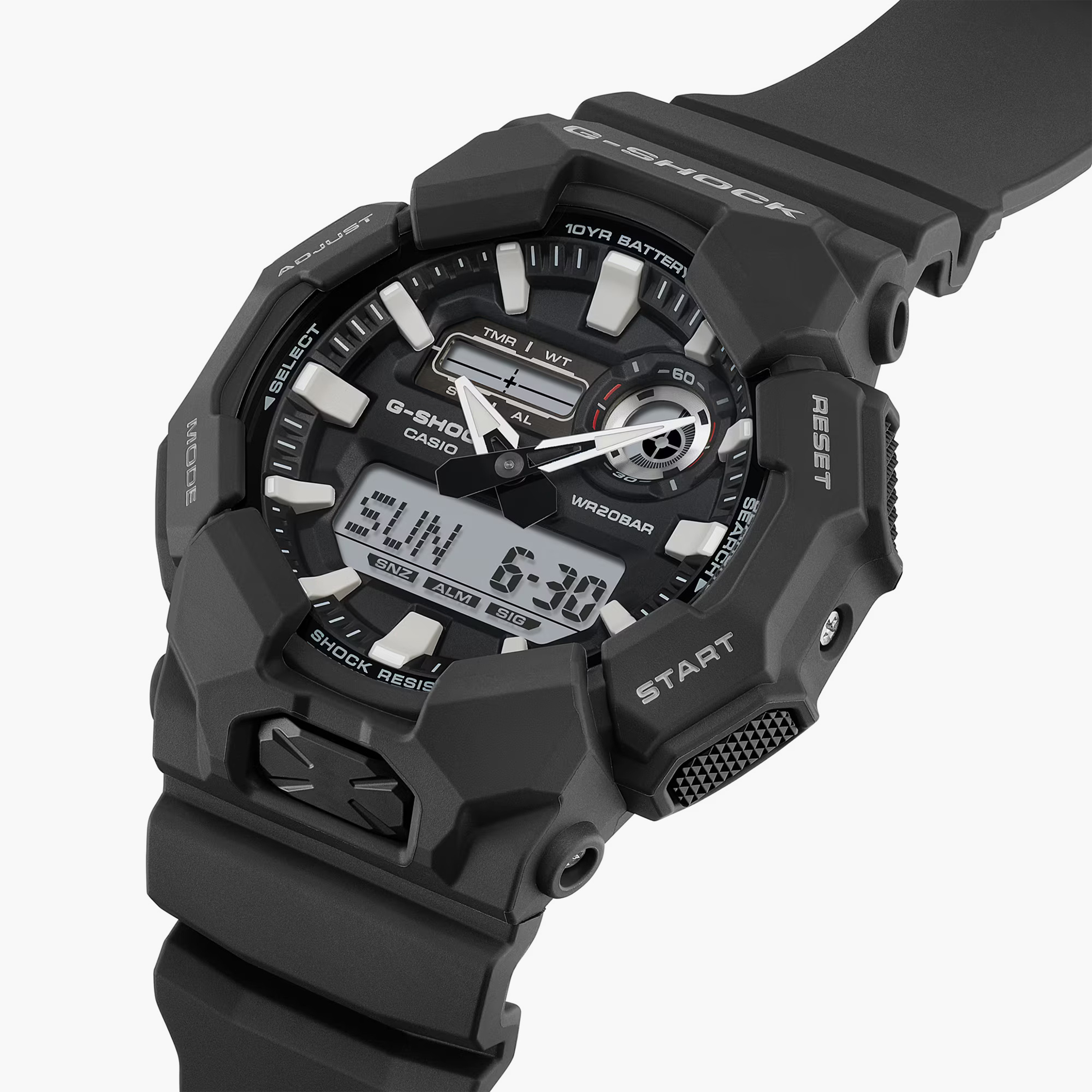 G-SHOCK Men's 51MM Black Analog-Digital Resin Strap Watch | GA-010-1ADR-men-watchesandjewellery-watches-image-4