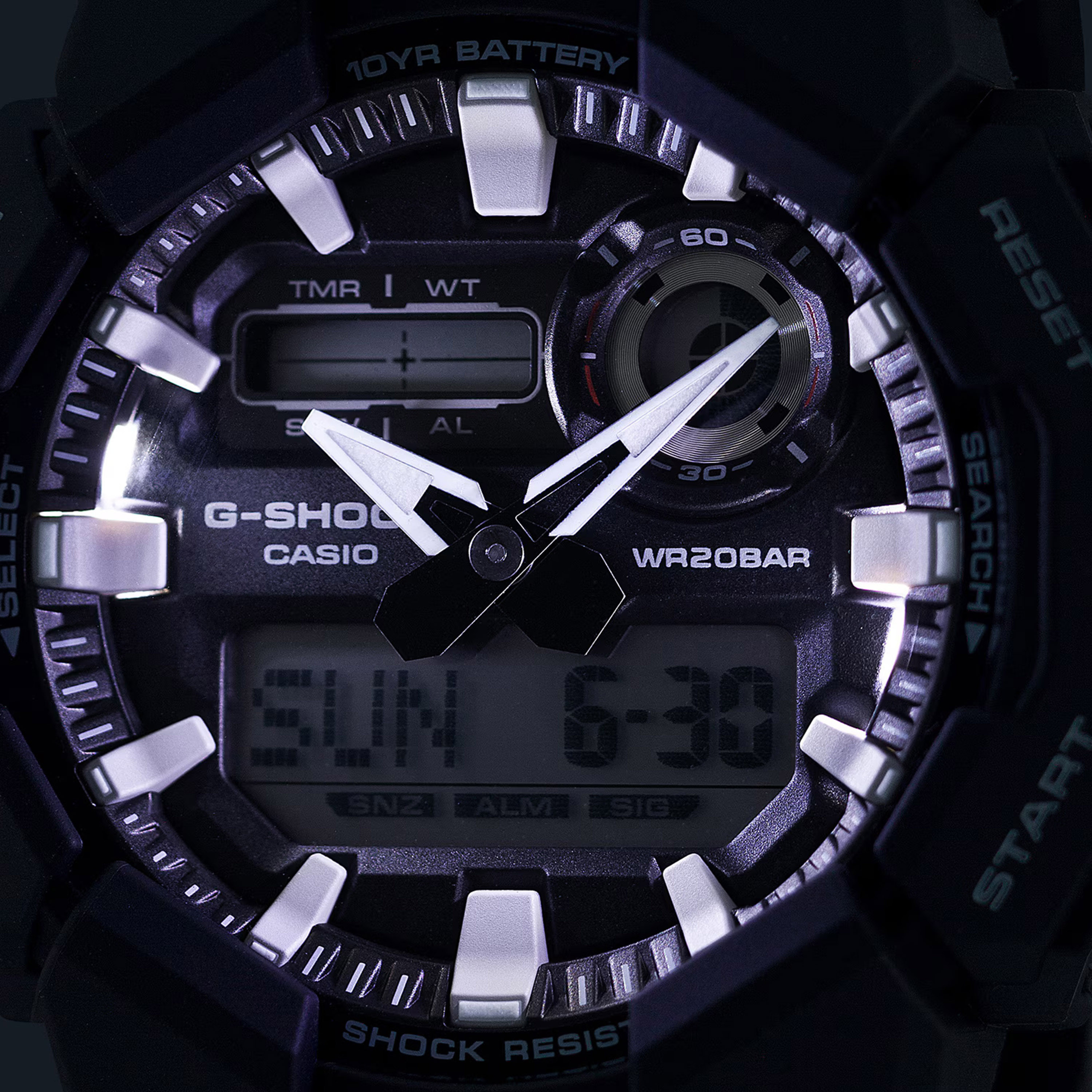 G-SHOCK Men's 51MM Black Analog-Digital Resin Strap Watch | GA-010-1ADR-men-watchesandjewellery-watches-image-8