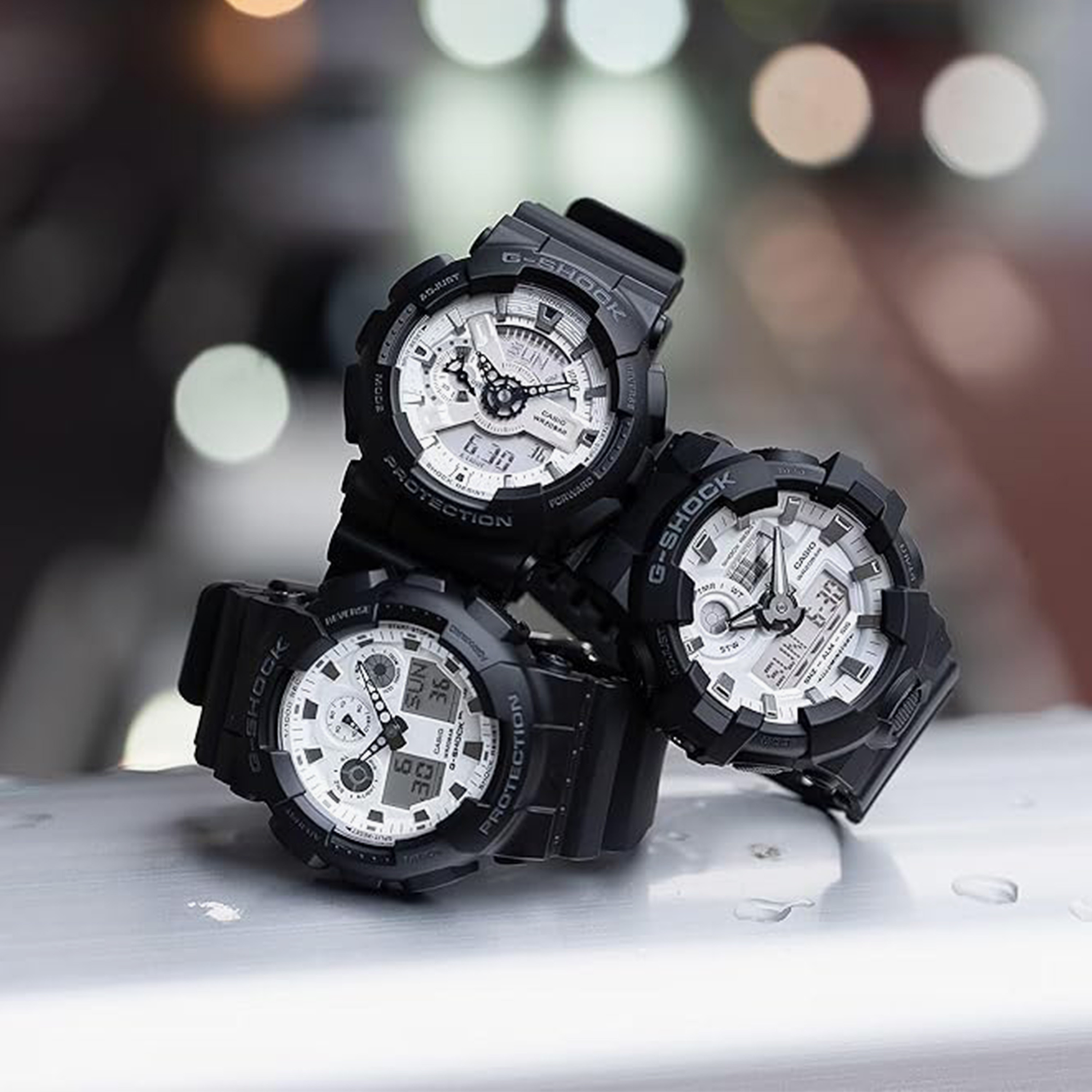 جي شوك- ساعة رجالية  تناظرية/رقمية سوار بلاسيتيكي لون أسود  51 مم | GA-110WD-1ADR-men-watchesandjewellery-watches-image-7