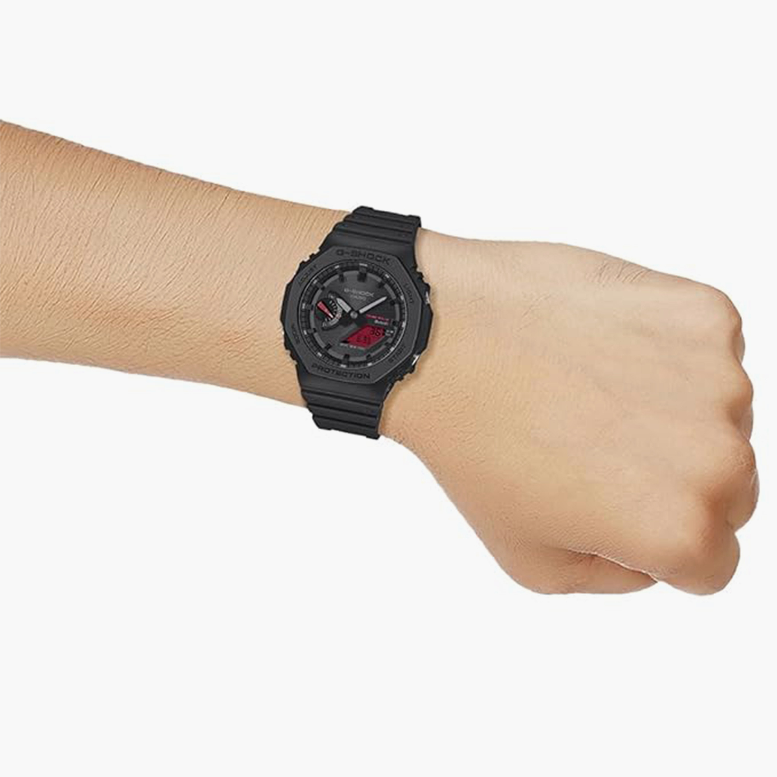 G-SHOCK Men's 45MM Black Analog-Digital Resin Strap Watch | GA-B2100BBR-1ADR-men-watchesandjewellery-watches-image-6