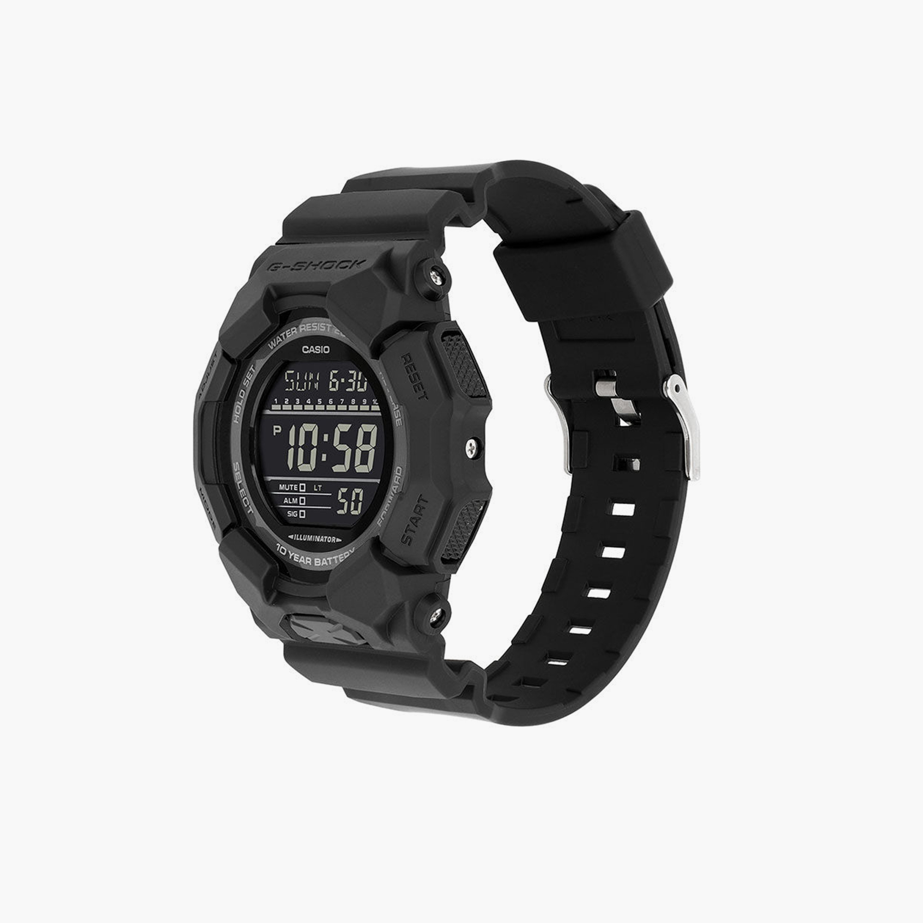 جي شوك- ساعة رجالية رقمية سوار بلاسيتيكي لون أسود  51 مم | GD-010-1A1DR-men-watchesandjewellery-watches-image-2