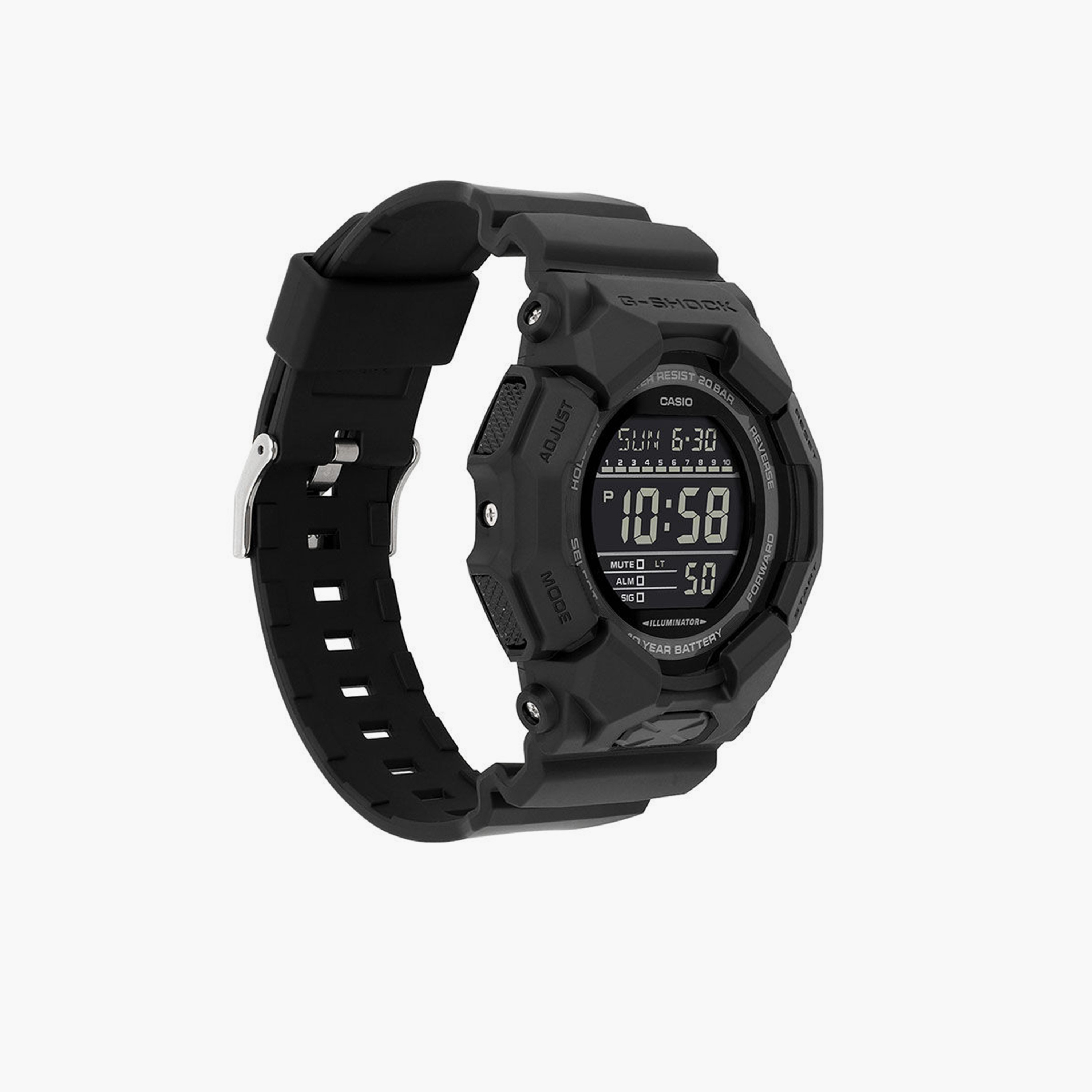 G-SHOCK Men's 51MM Black Digital Resin Strap Watch | GD-010-1A1DR-men-watchesandjewellery-watches-image-3