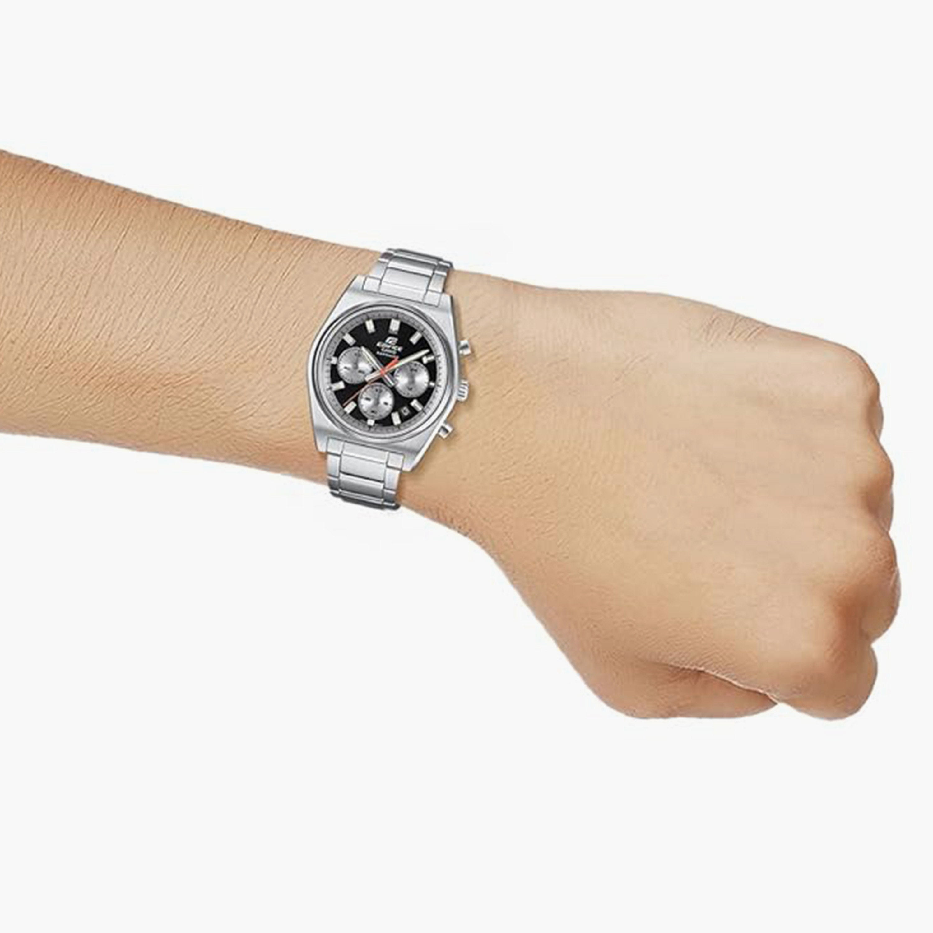 Edifice Men's 40MM Silver Analog Stainless Steel Strap Watch | EFB-730D-1AVUDF-men-watchesandjewellery-watches-image-7