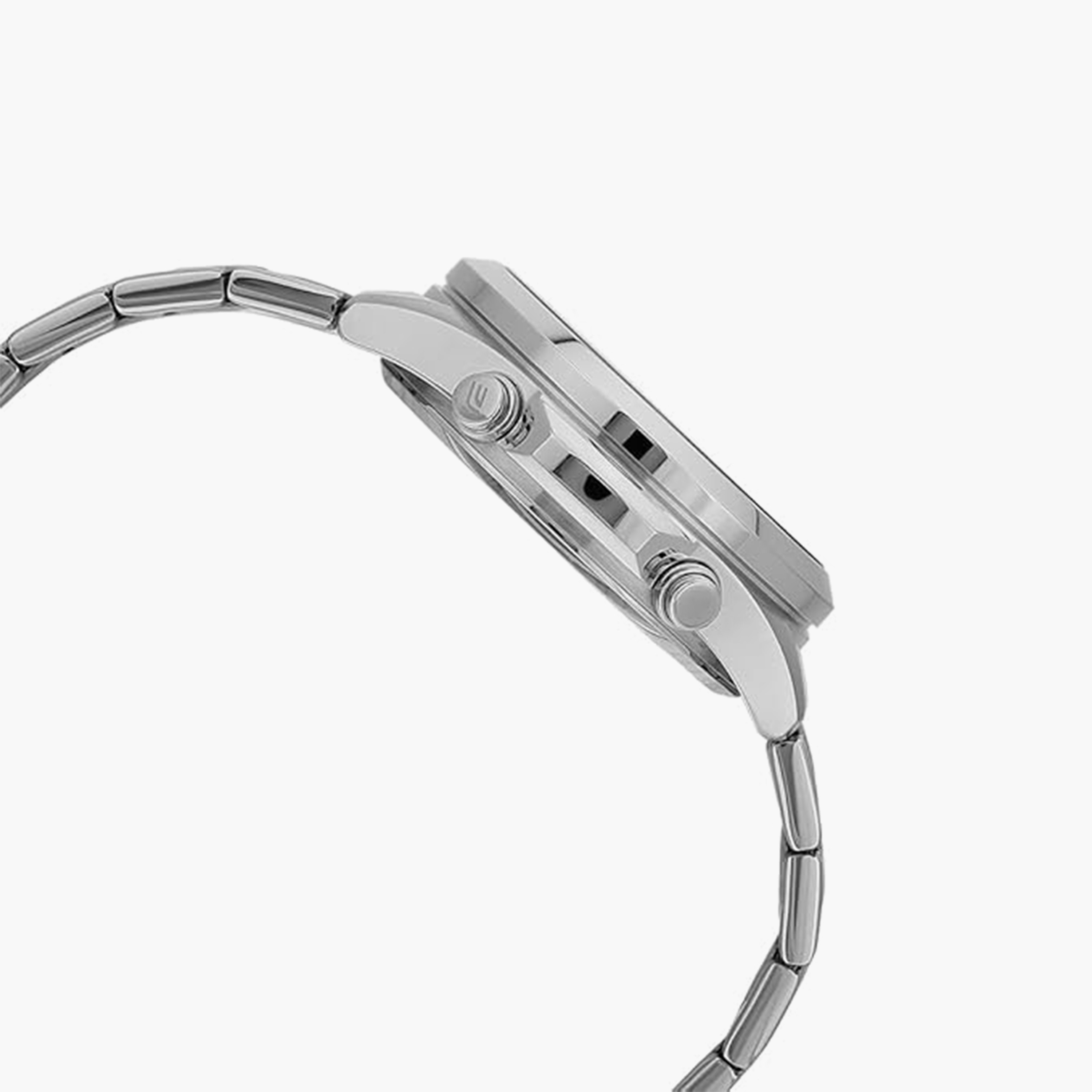 إديفيس- ساعة رجالية  تناظرية/رقمية سوار ستانلس ستيل لون فضي  45 مم | EFV-C120D-1ADF-men-watchesandjewellery-watches-image-5