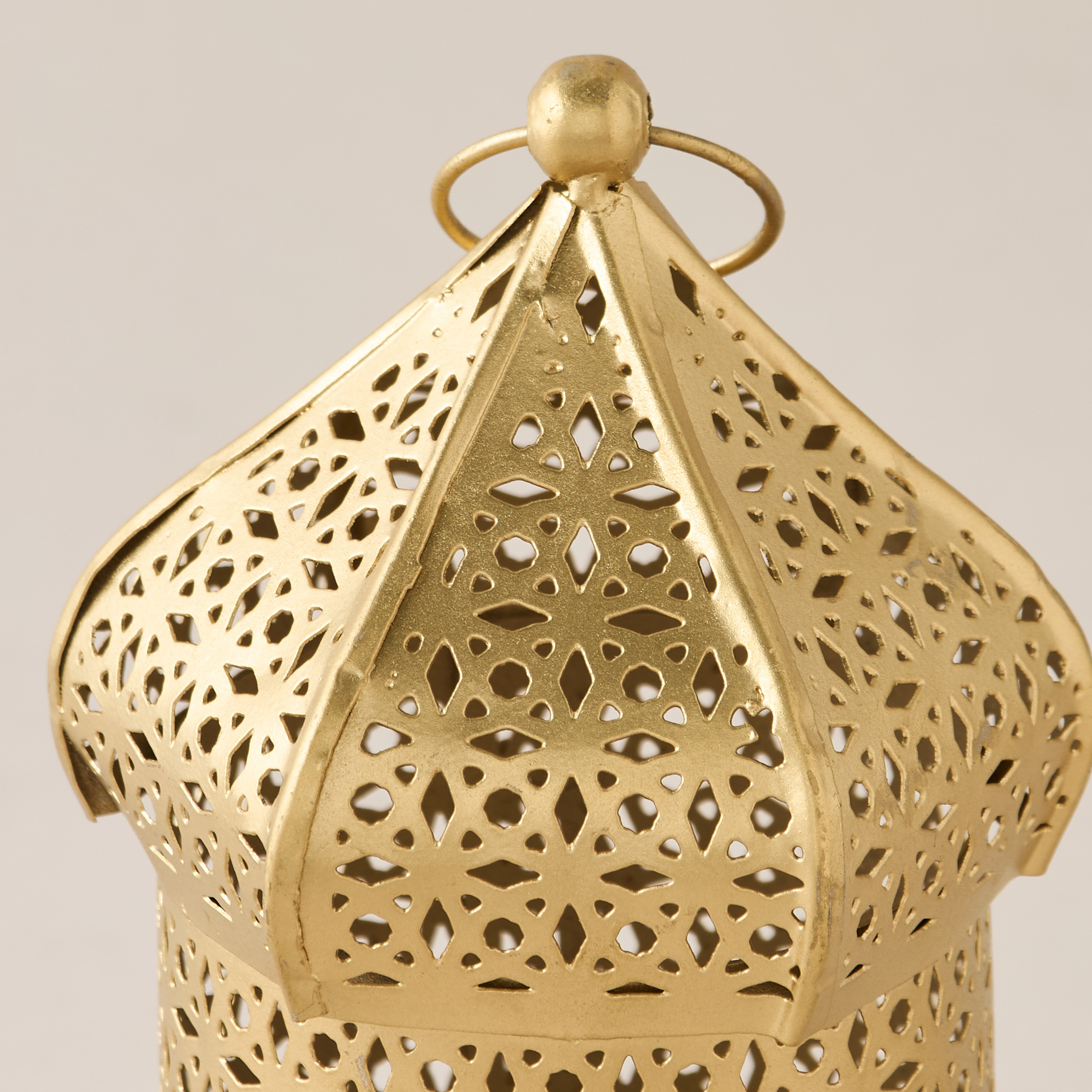 Decorative Cutout Tealight Lantern - 9x16 cms-household-decor-candleholdersandlanterns-image-3