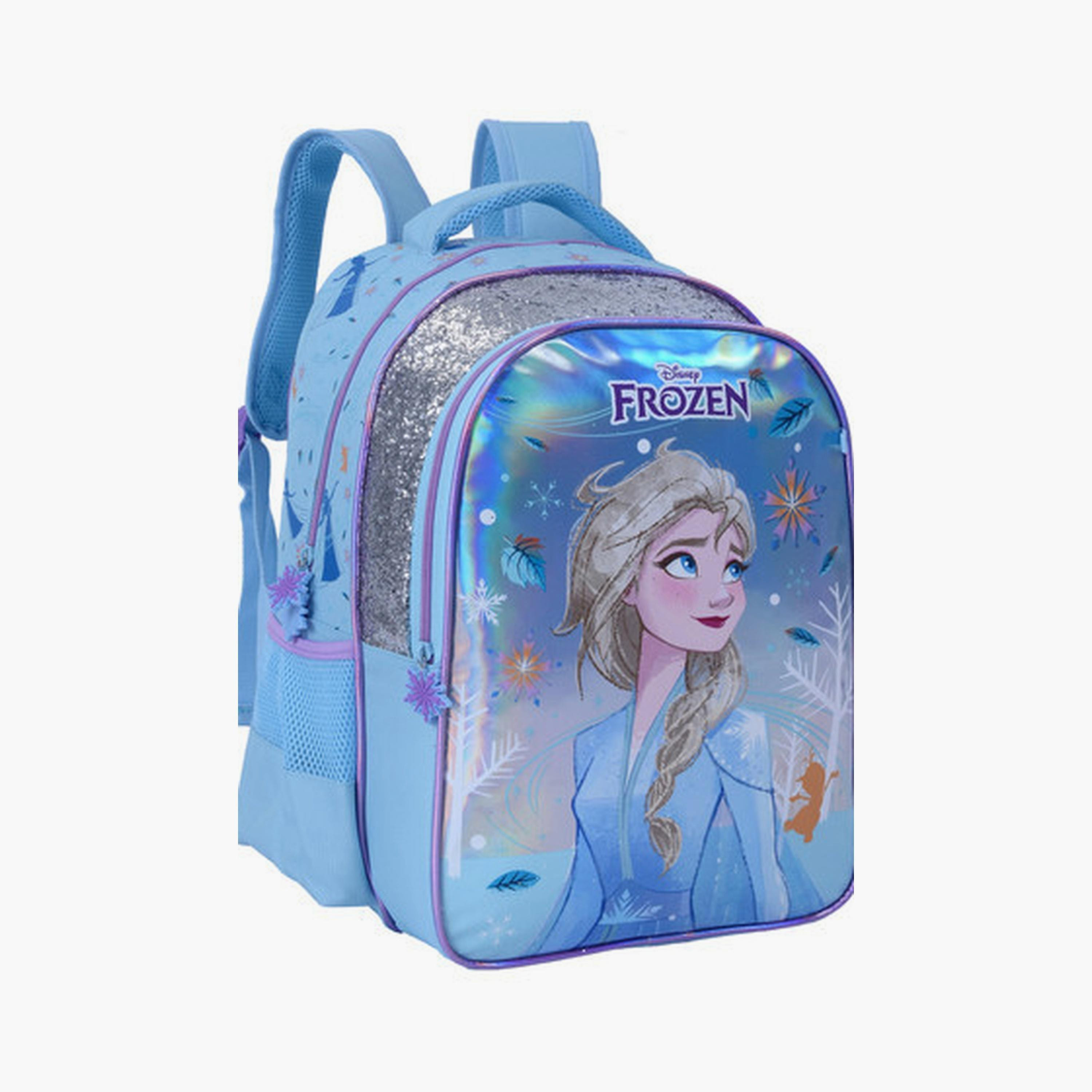 حقيبة ظهر فروزن مع قسمين رئيسيين وجيبين جانبيين - 16 بوصة-school-bagsandbackpacks-backpacks-image-3