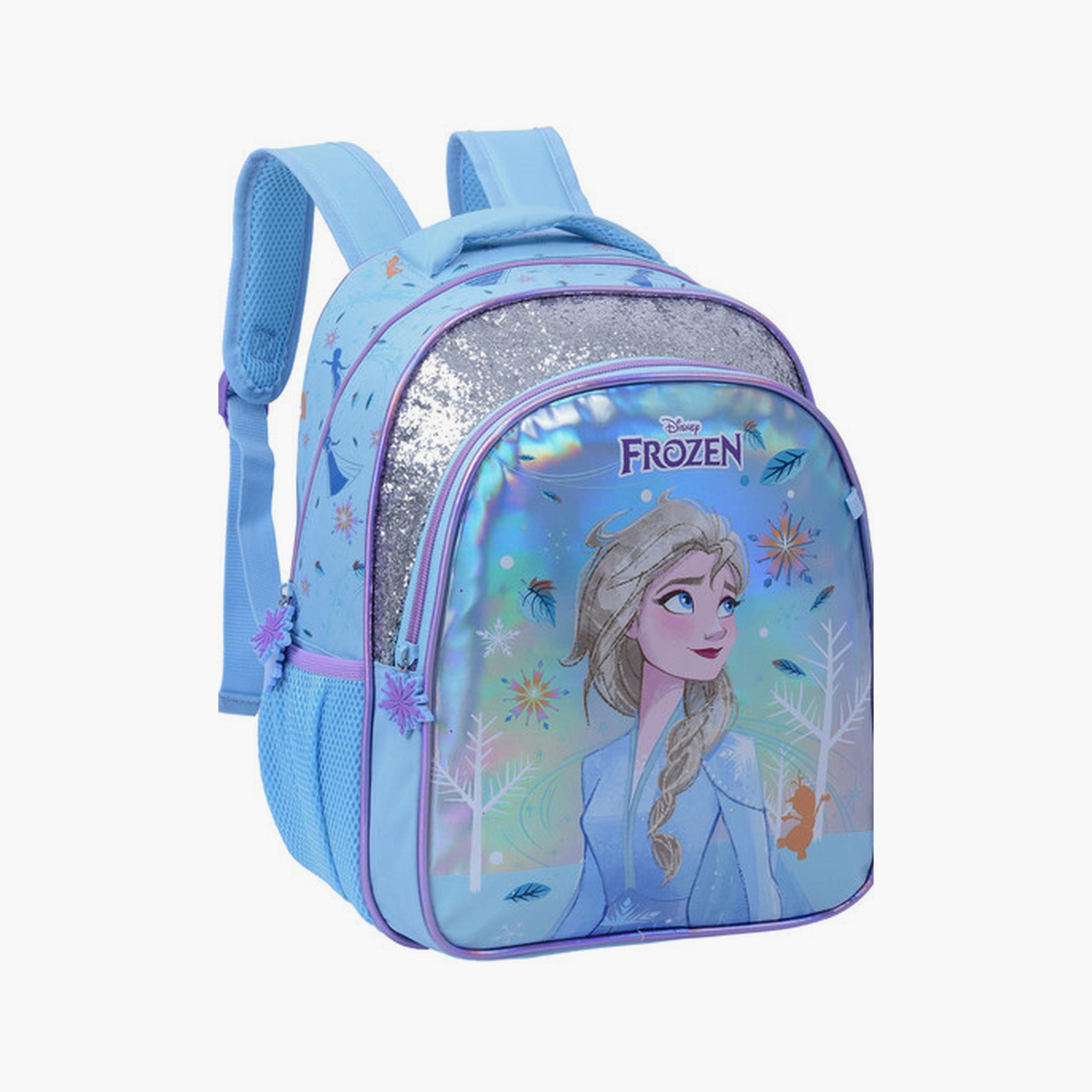 حقيبة ظهر فروزن مع قسمين وجيبين جانبيين - 13.5 بوصة-school-bagsandbackpacks-backpacks-image-3