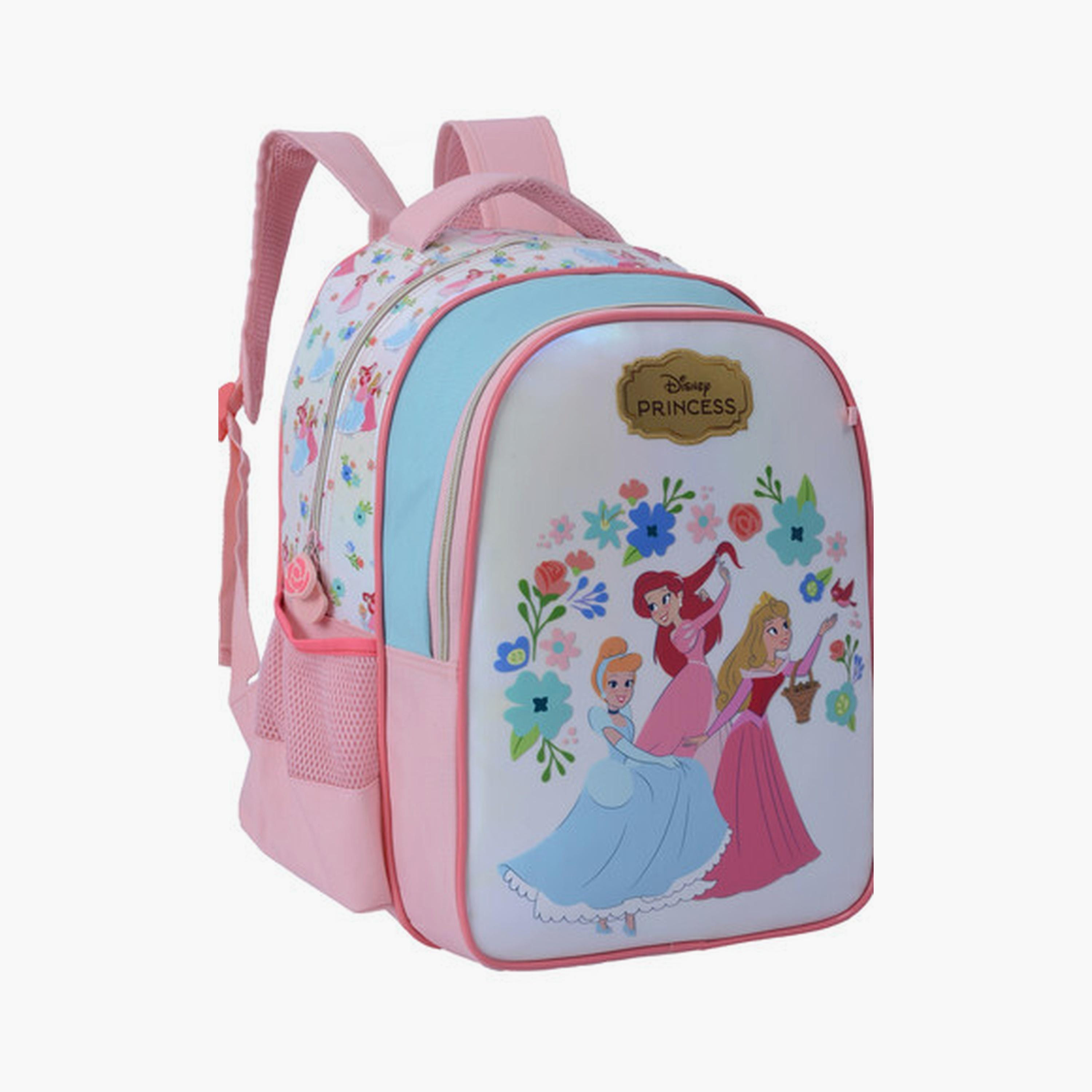حقيبة ظهر الأميرة مع قسمين رئيسيين وجيبين جانبيين - 16 بوصة-school-bagsandbackpacks-backpacks-image-3