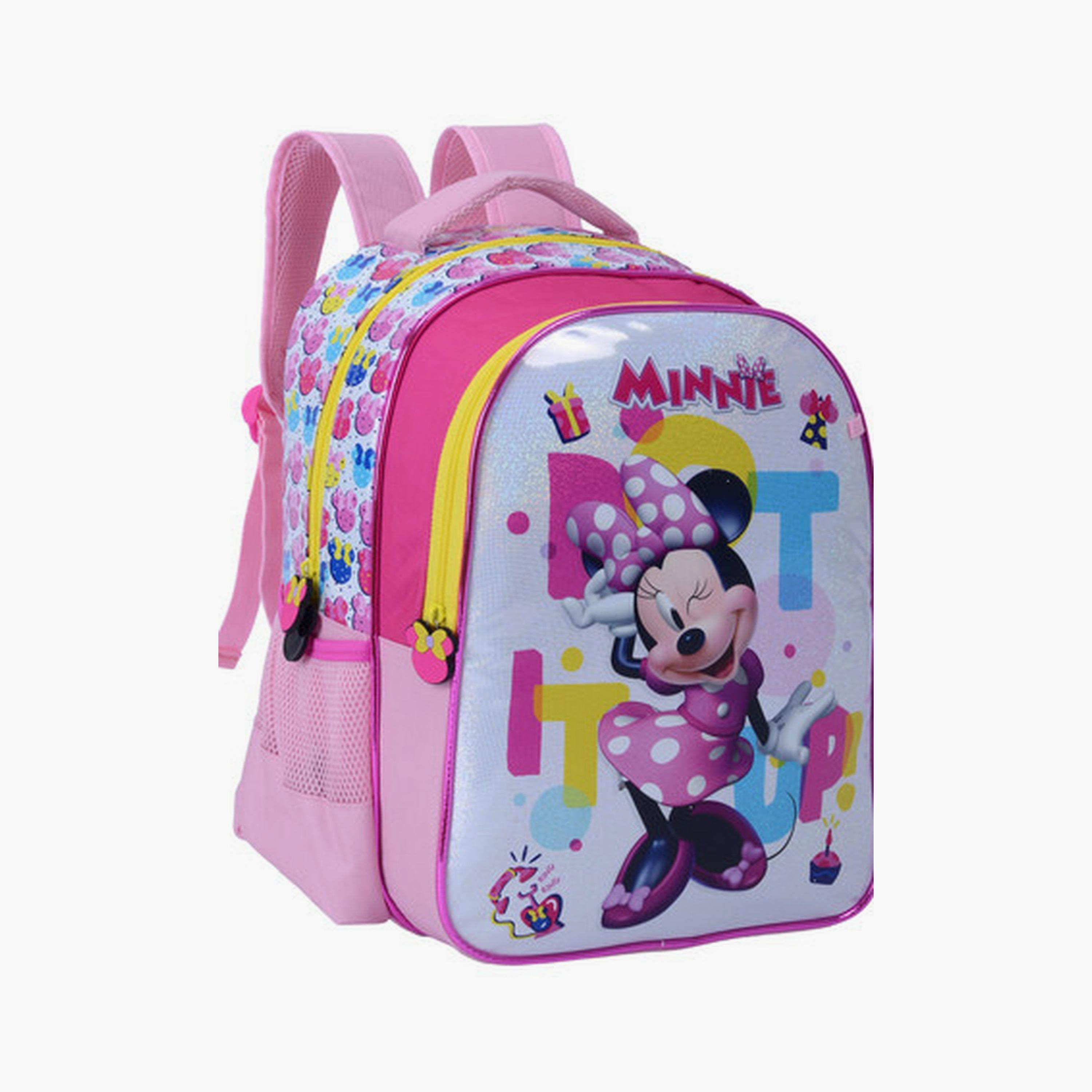 حقيبة ظهر ميني ماوس بقسمين رئيسيين وجيبين جانبيين - 16 بوصة-school-bagsandbackpacks-backpacks-image-3
