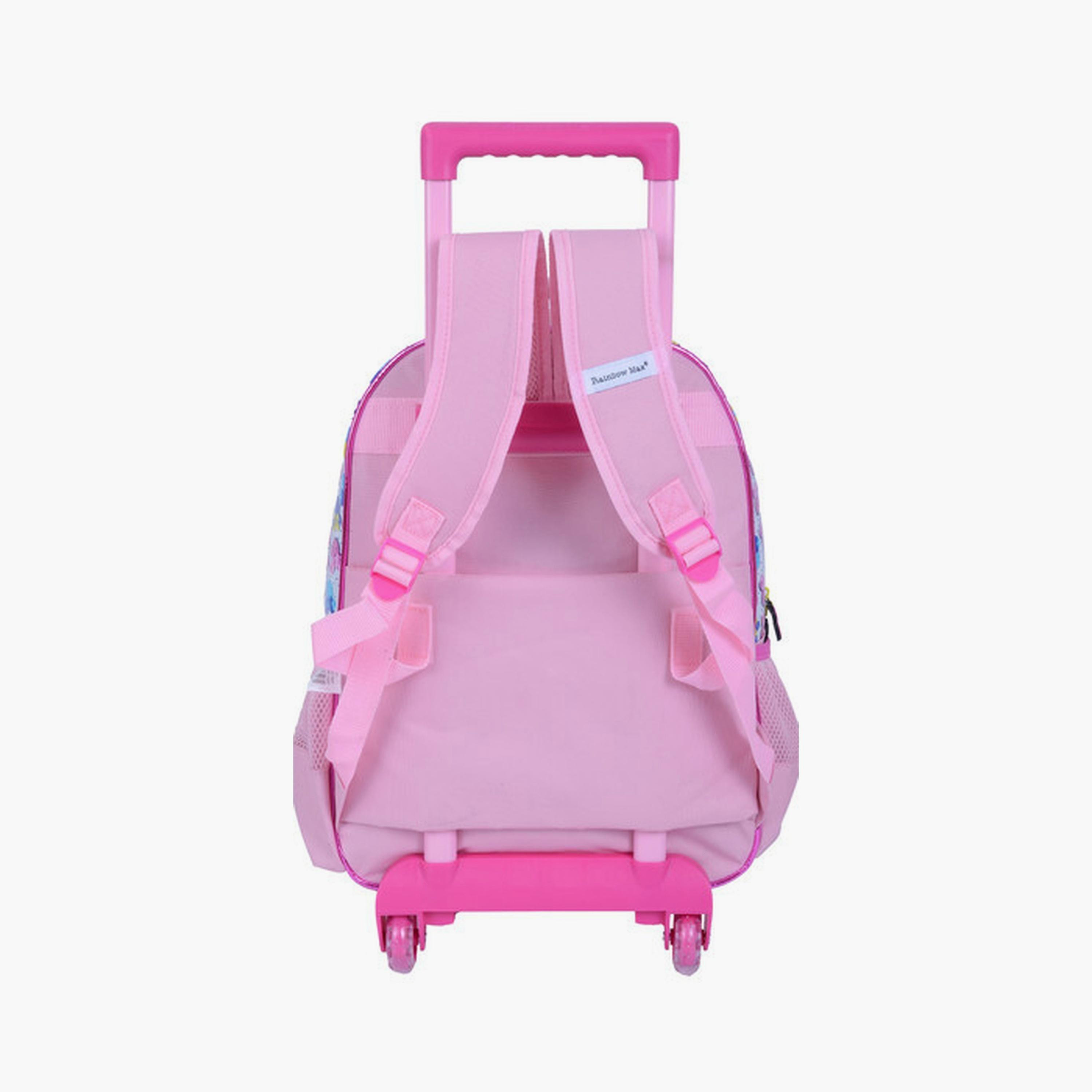 حقيبة ميني ماوس بعجلات مع قسمين رئيسيين وجيبين جانبيين - 16 بوصة-school-bagsandbackpacks-trolleybags-image-2